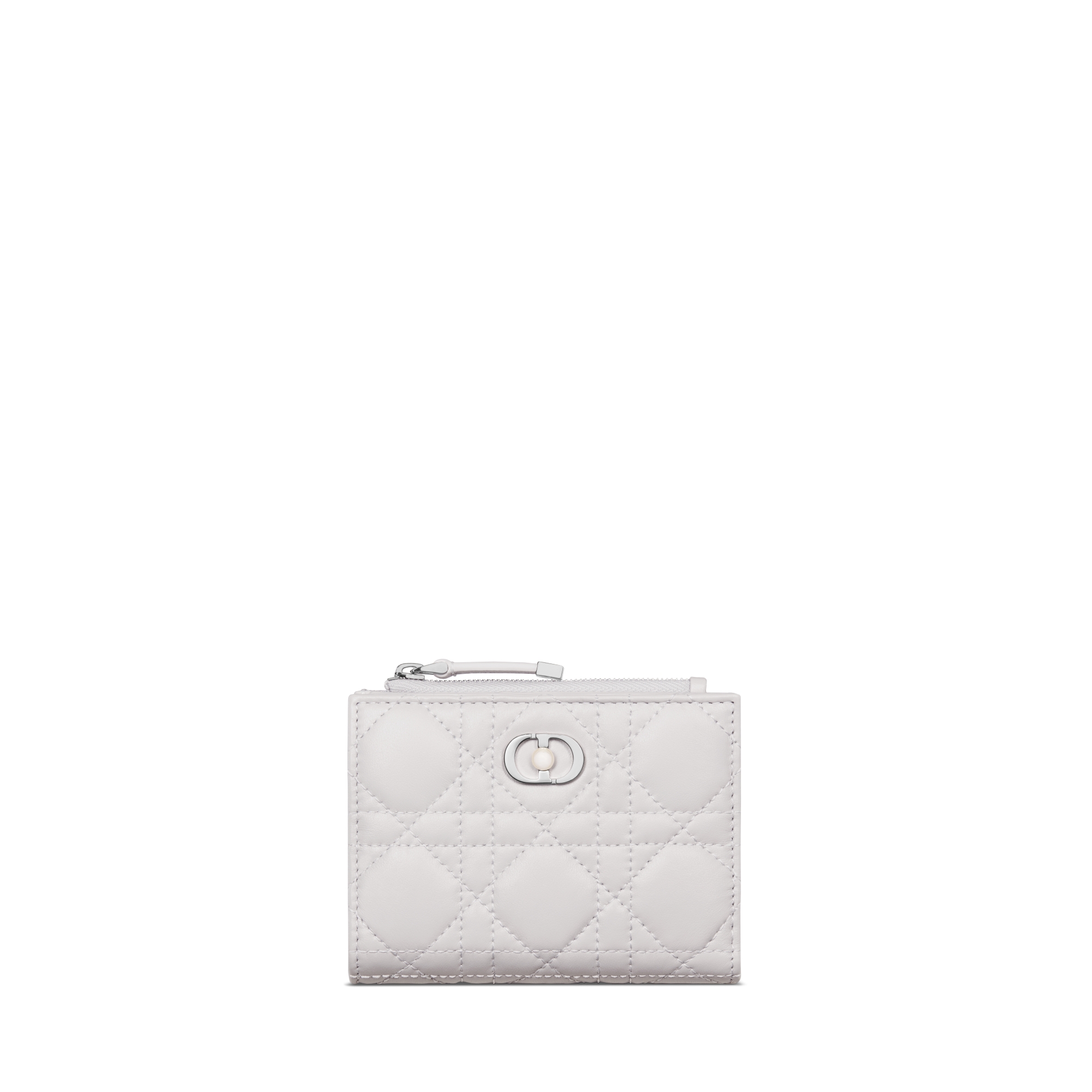 30 Montaigne Dahlia Wallet White Dior Oblique Jacquard with