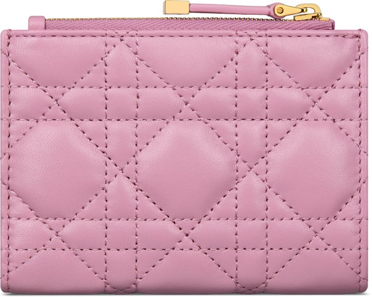 Dioramour Dior Jolie Dahlia Wallet Bright Red Cannage Lambskin with Heart  Motif | DIOR