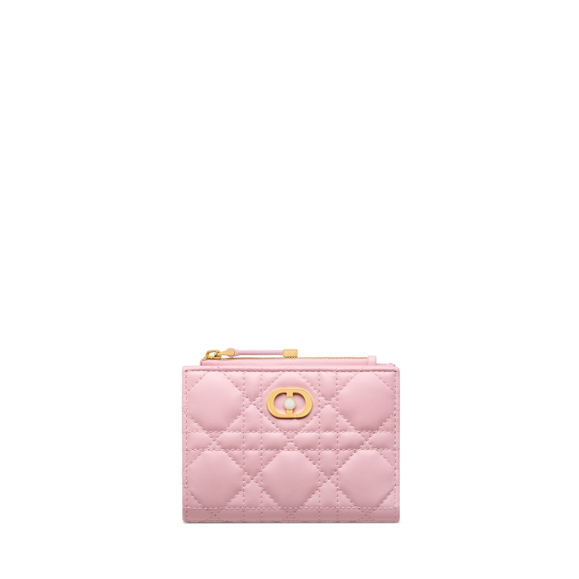 Dior Jolie Dahlia Wallet Cherry Blossom Pink Cannage Lambskin E01