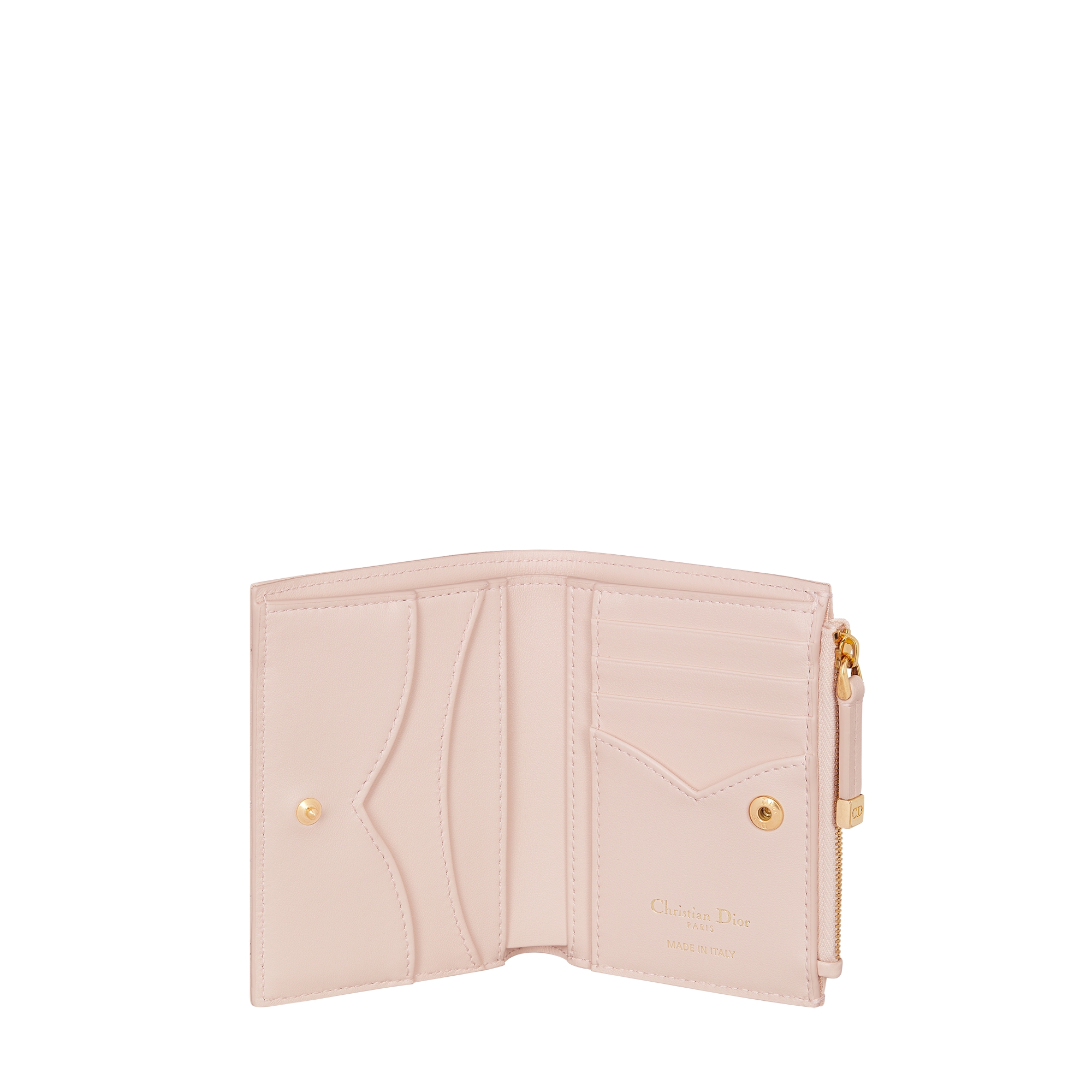 Dior Jolie Dahlia Wallet Powder Pink Cannage Lambskin E07