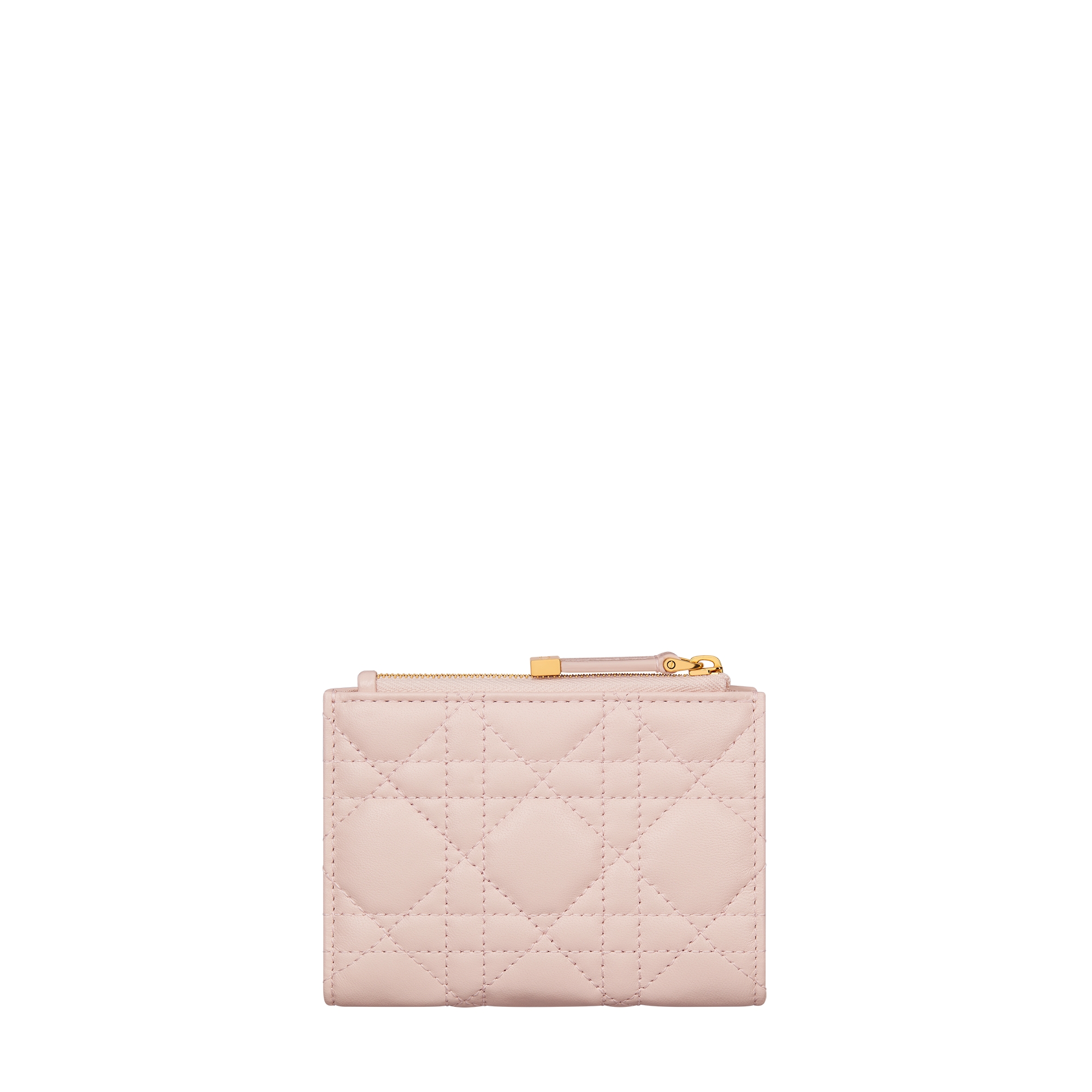 Dior Jolie Dahlia Wallet Powder Pink Cannage Lambskin E08