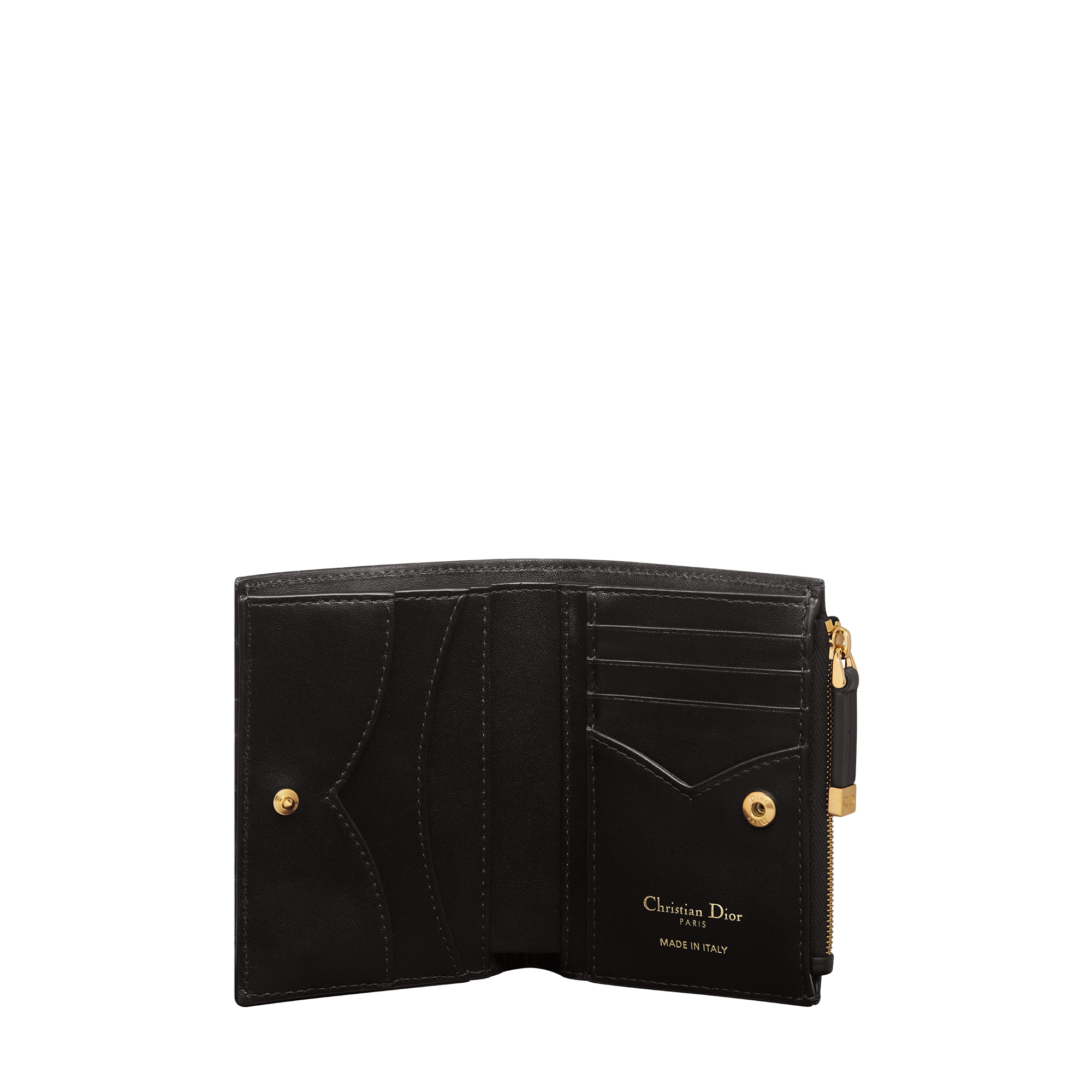 Dior Jolie Dahlia Wallet Black Cannage Lambskin E07