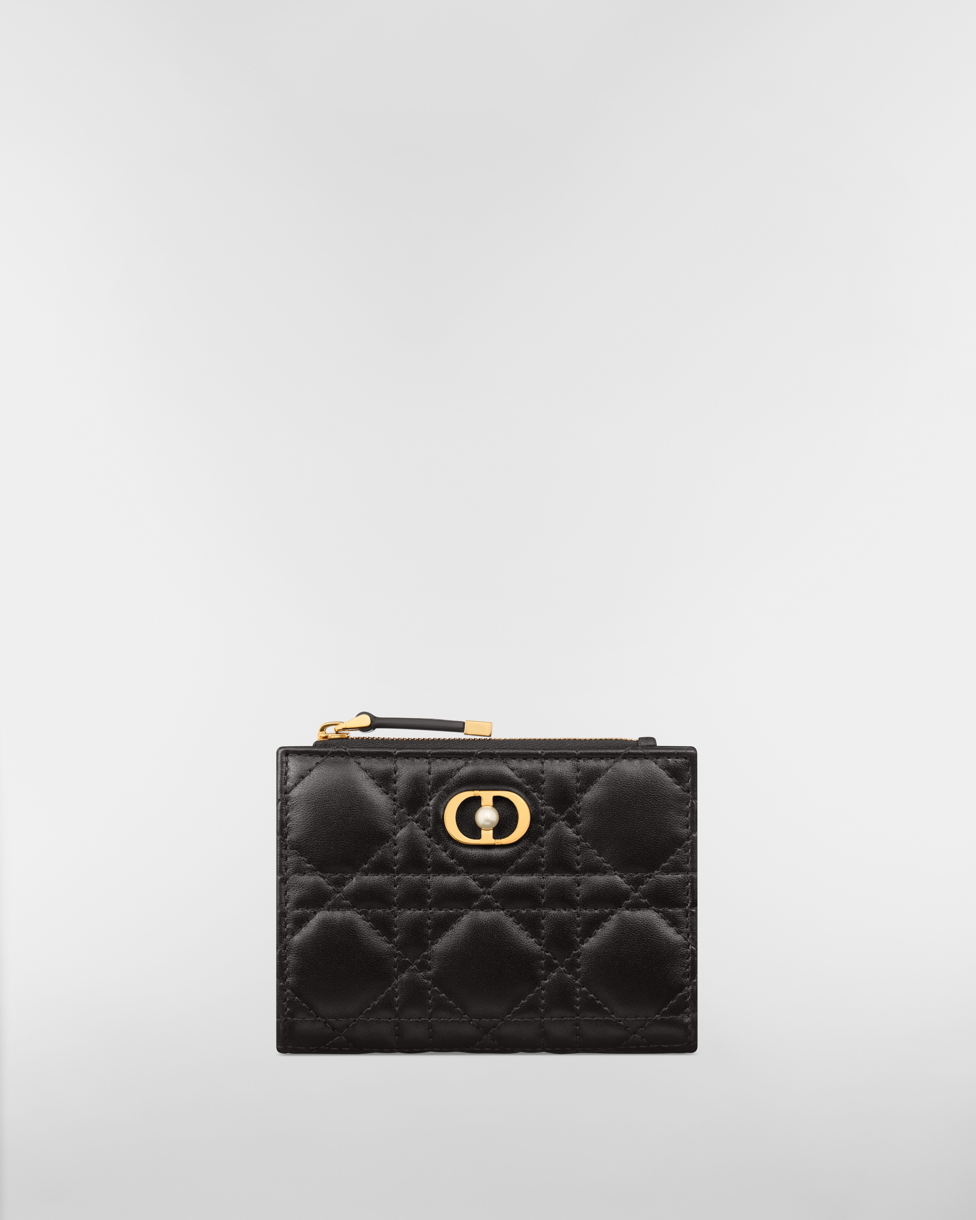 Dior Jolie Dahlia Wallet Black Cannage Lambskin E01