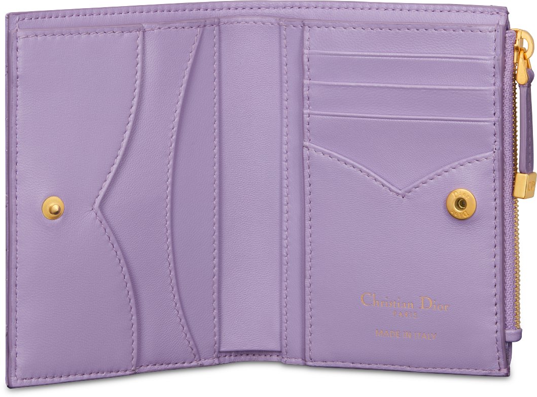 DIOR | Dior Jolie Dahlia ウォレット ハート カナージュ ラムスキン