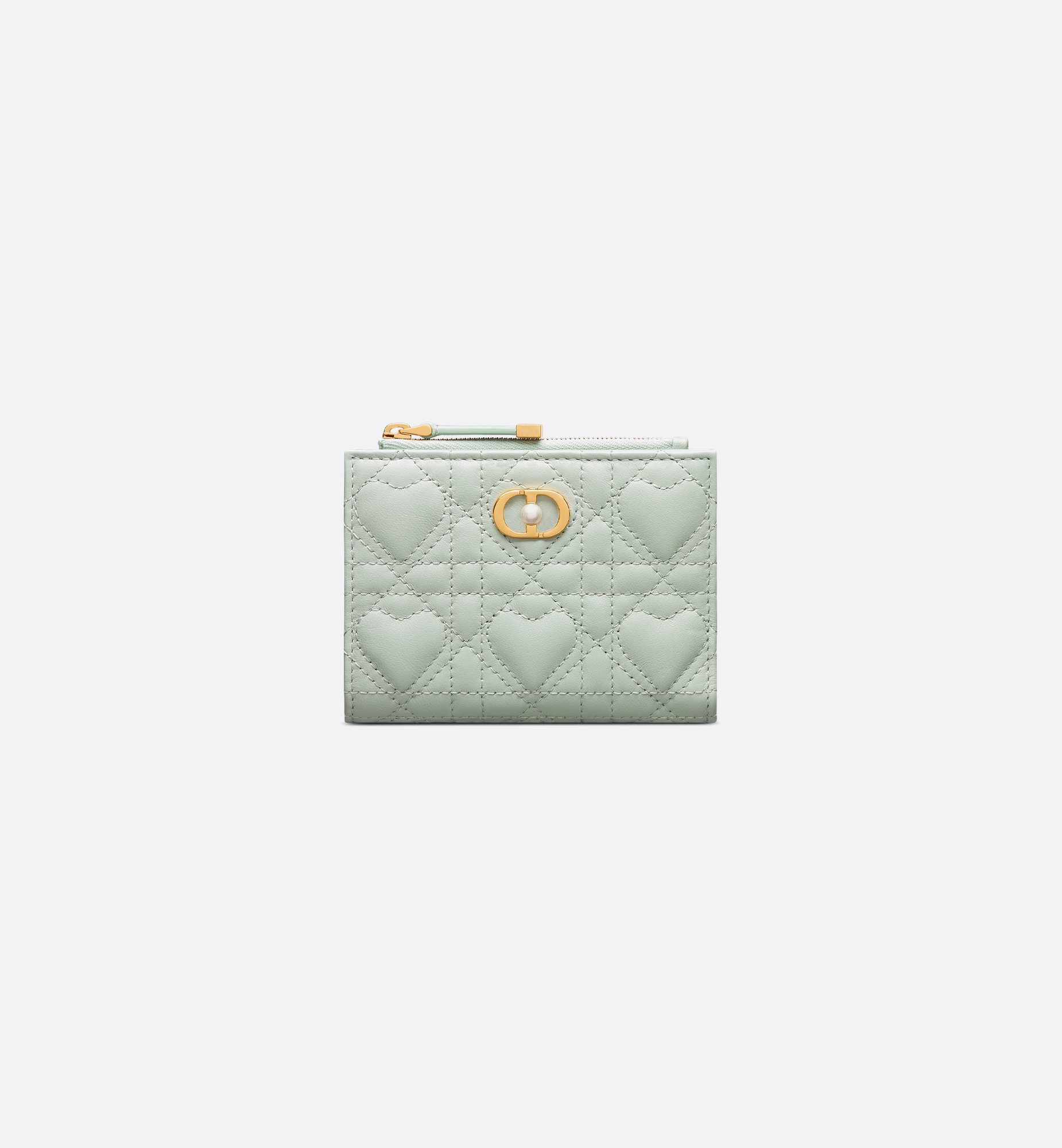 Dioramour Dior Jolie Dahlia Wallet Pistachio Green Cannage Dioramour Dior Jolie Dahlia Wallet Pistachio Green Cannage