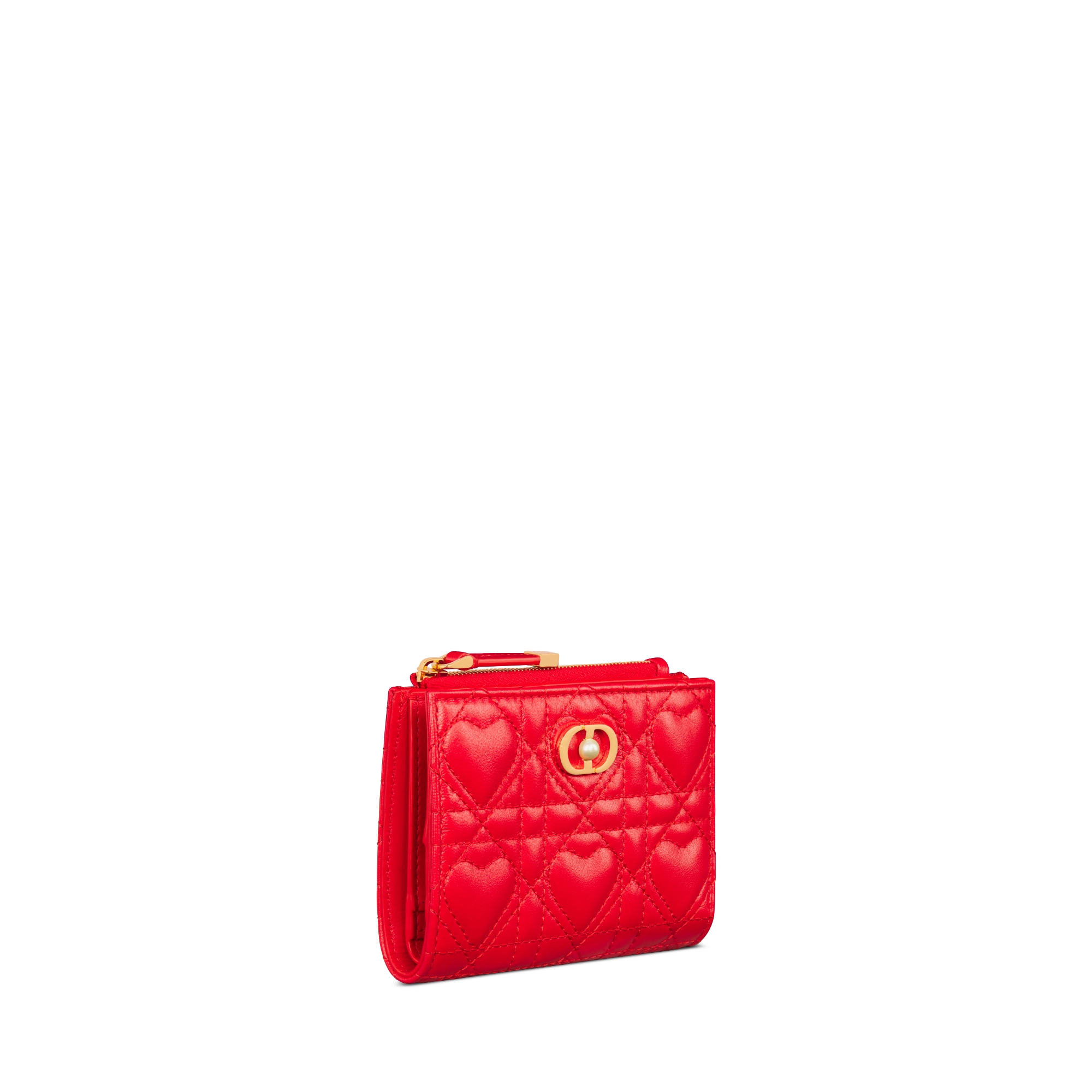 Cartera Visconti Twofold Rainbow Para Mujer - Piel Con Corazones - Tecnología RFID - 11x8 Cm