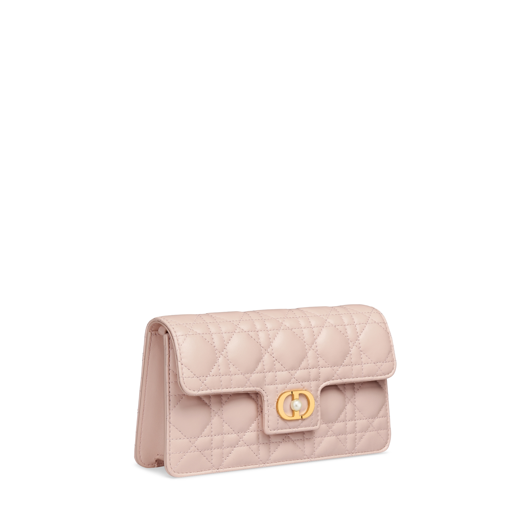 Dior Jolie 迷你手袋 胭脂粉色 Cannage 藤格紋圖案羊皮 E03