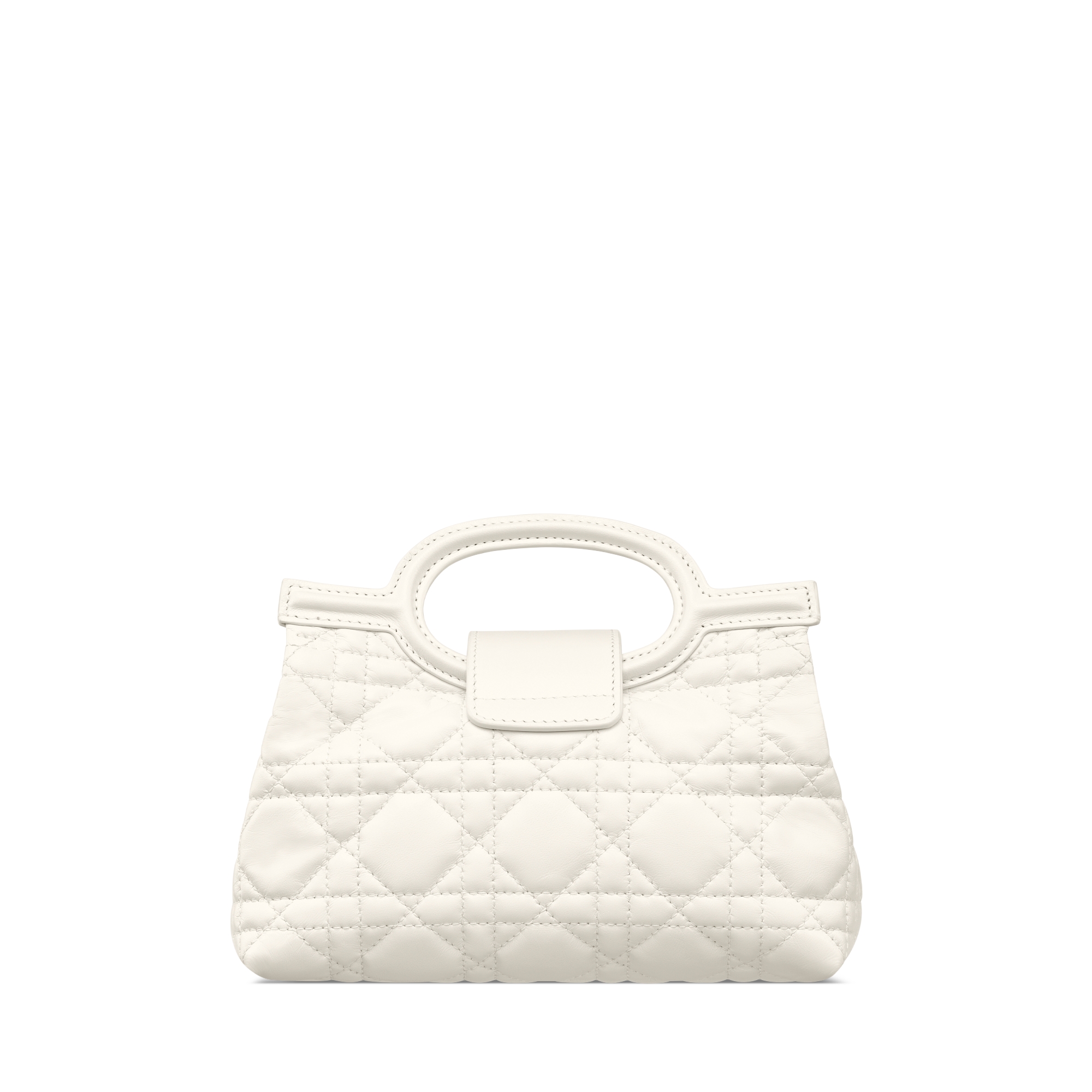 Dior Jolie Top Handle Mini Bag Latte Cannage Lambskin E08