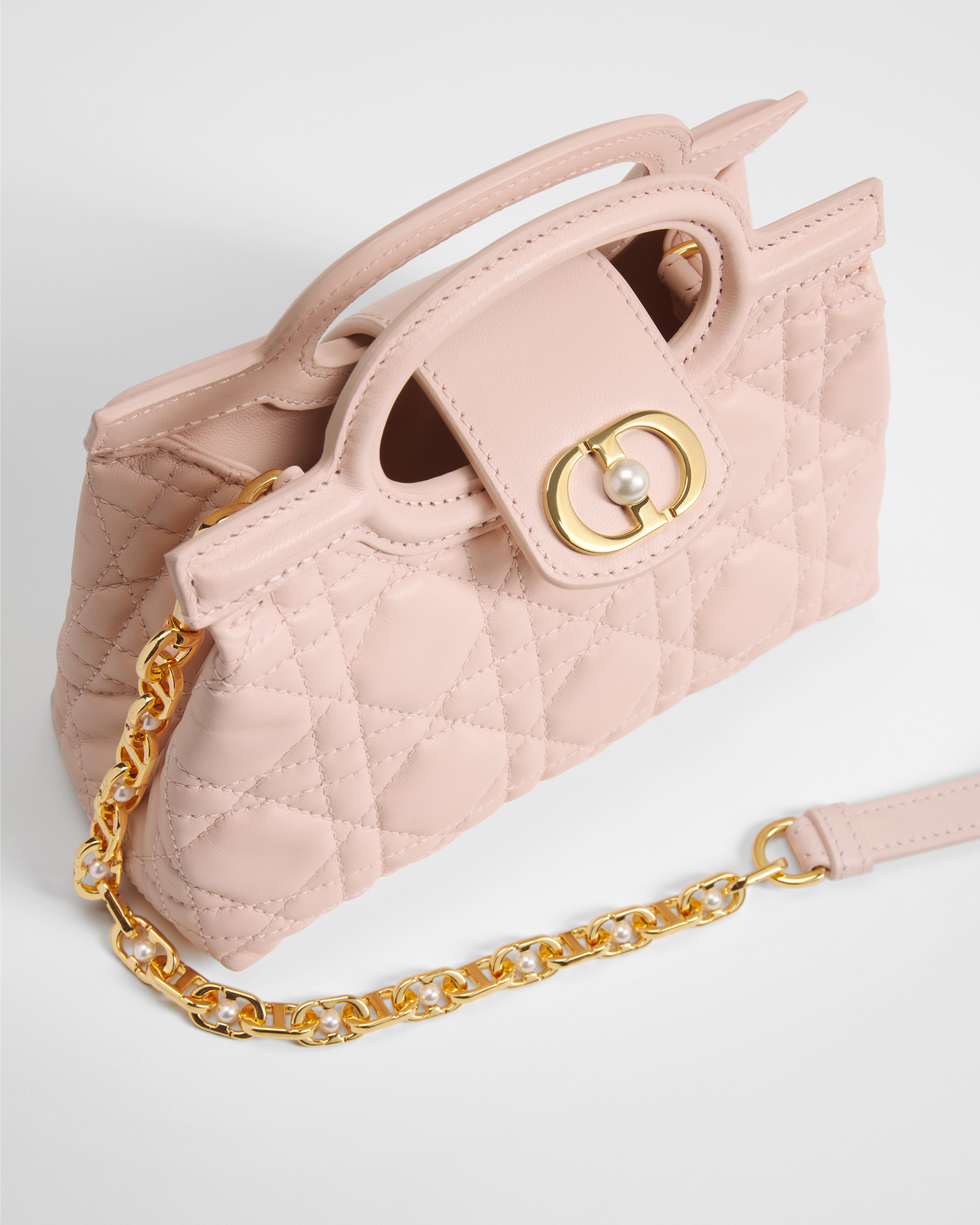 Dior Jolie トップハンドル ミニバッグ カナージュ ラムスキン E06