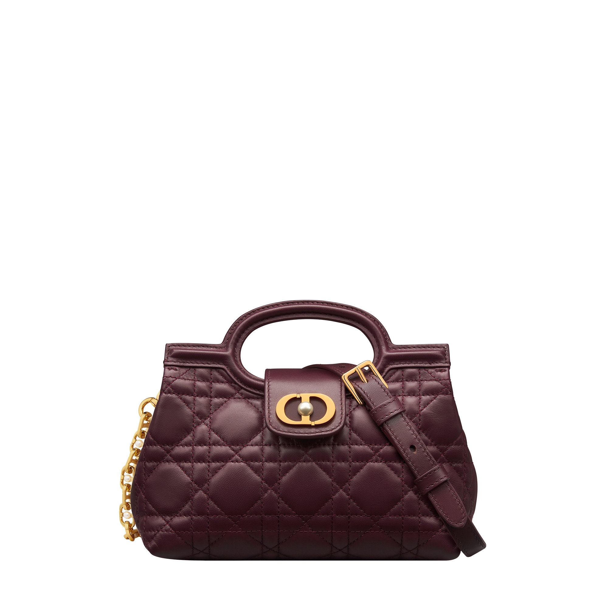  Plum Cannage Lambskin