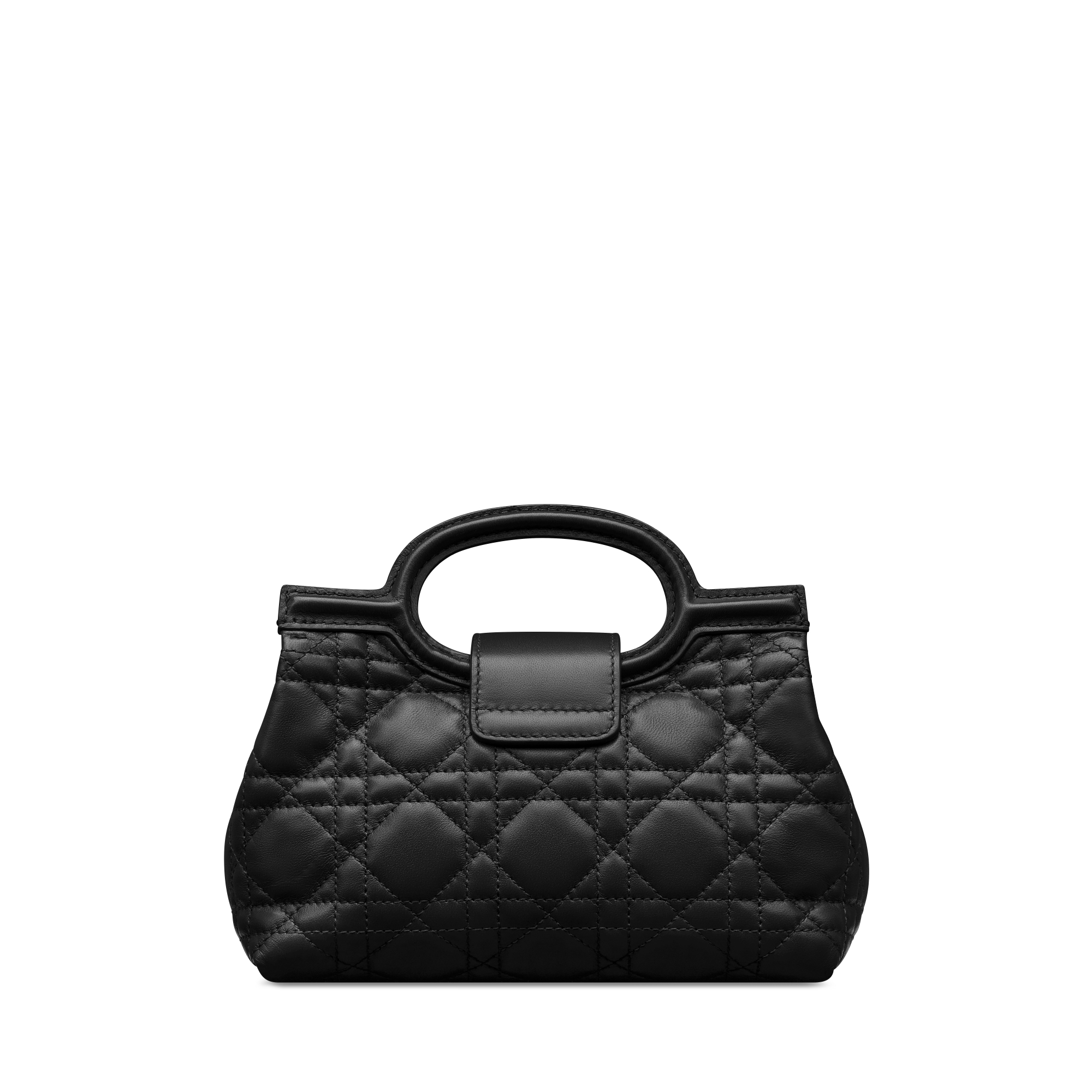 Dior Jolie Top Handle Mini Bag Black Cannage Lambskin E08