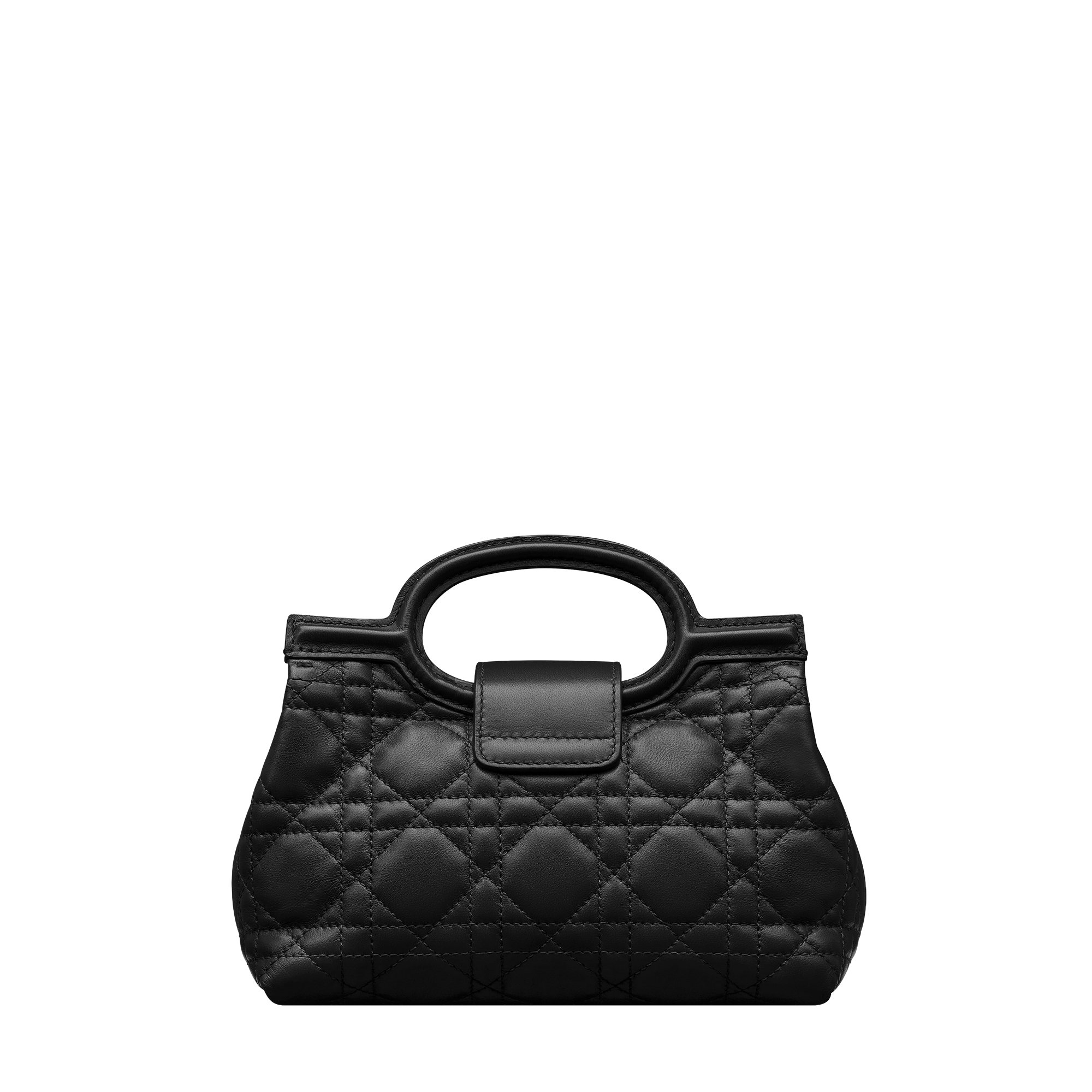Dior Jolie Top Handle Mini Bag Black Cannage Lambskin E08