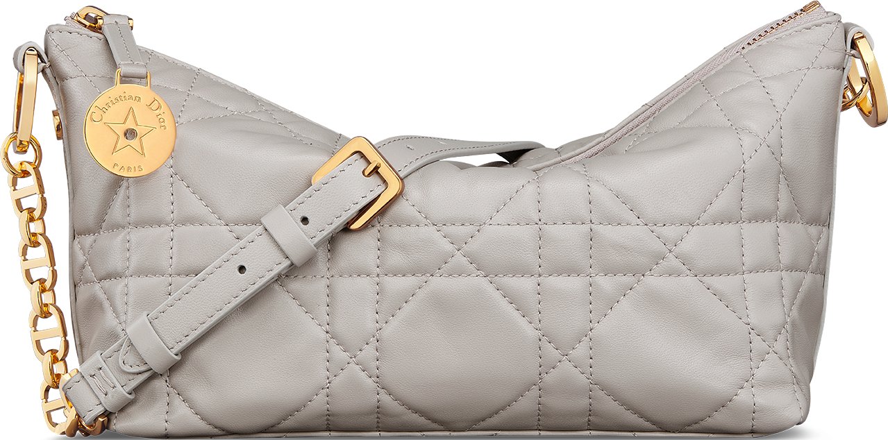 【DIOR】Diorstar ホーボーバッグ Diorstar Hobo Bag with Chain Blue Graphic Cannage Denim | DIOR