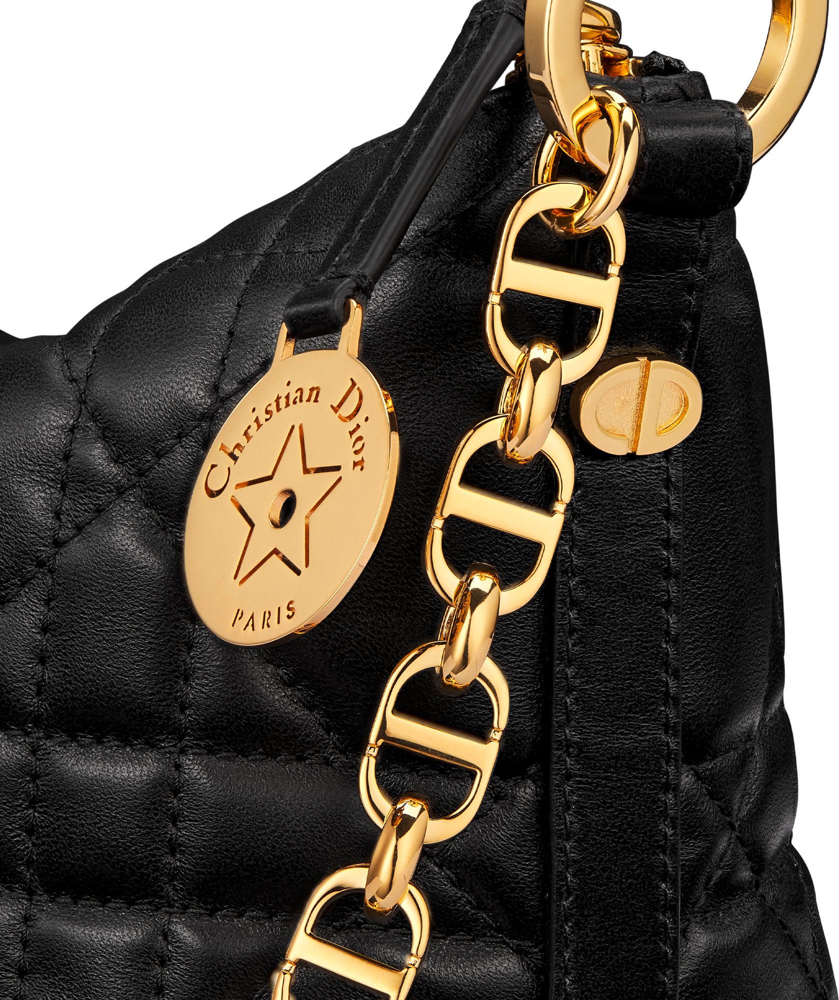 Hobo bag with chain strap on sale