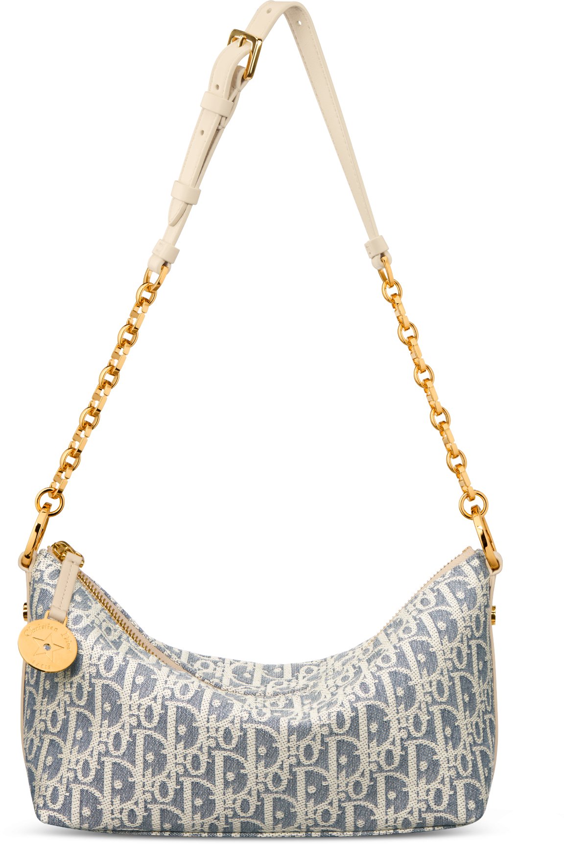 Diorstar Hobo Bag with Chain Unfolded view