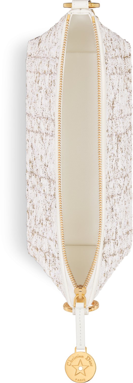 Dior Or Diorstar Hobo Bag with Chain Top shot view