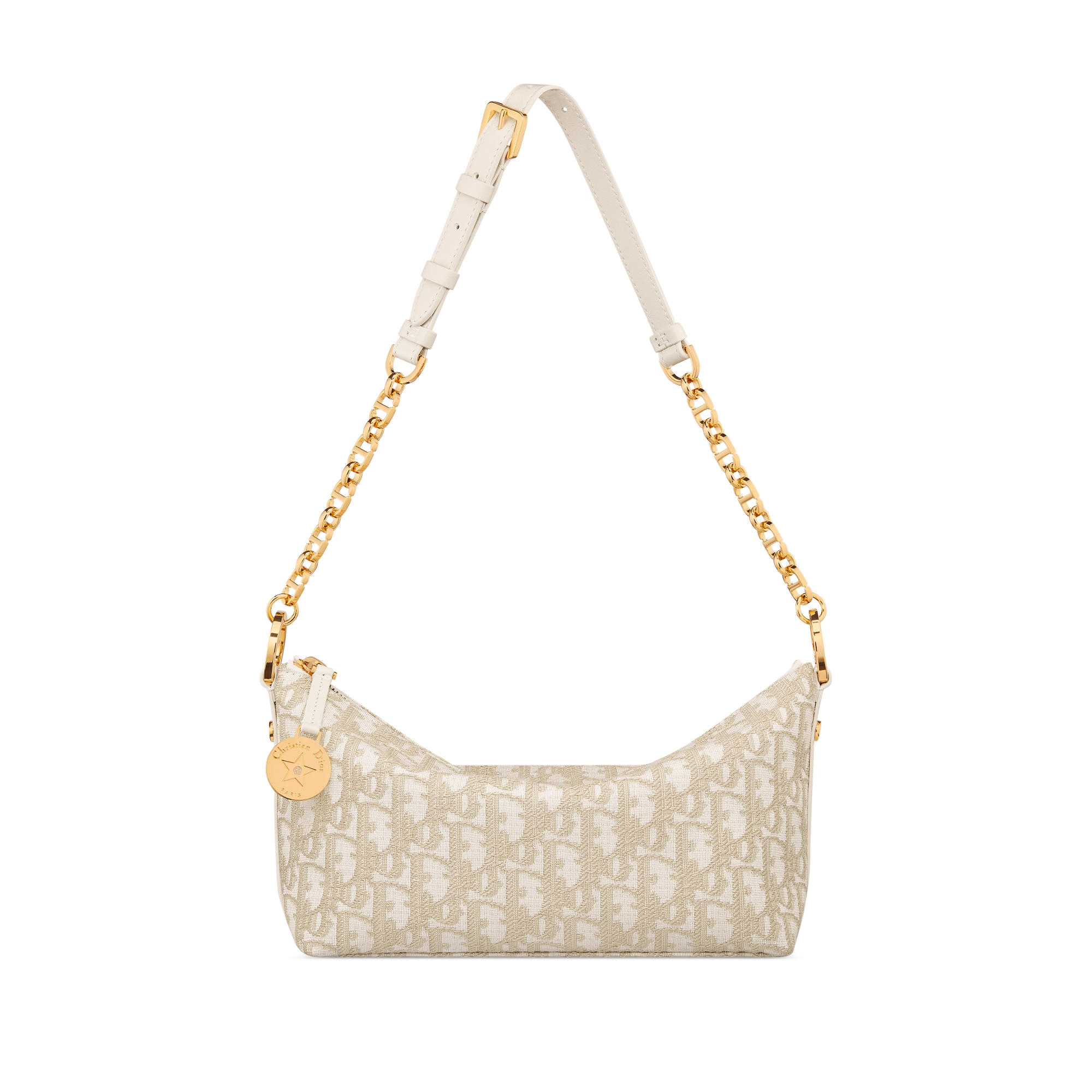 Diorstar チェーン付き ホーボーバッグ ディオール オブリーク ジャカード E07