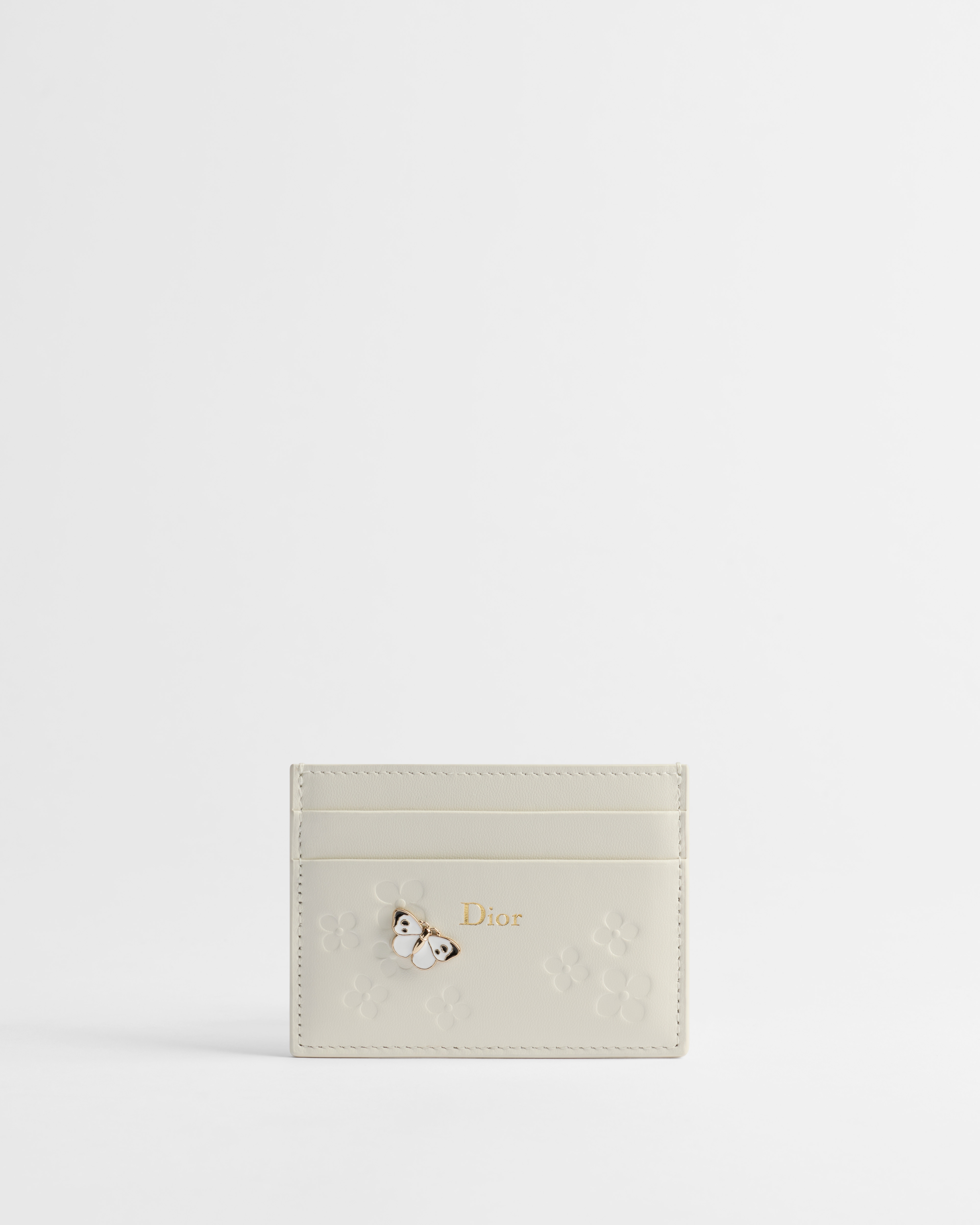 【日本限定】Dior Jardin Freesia カードホルダー Dior Hortensia カーフスキン E01