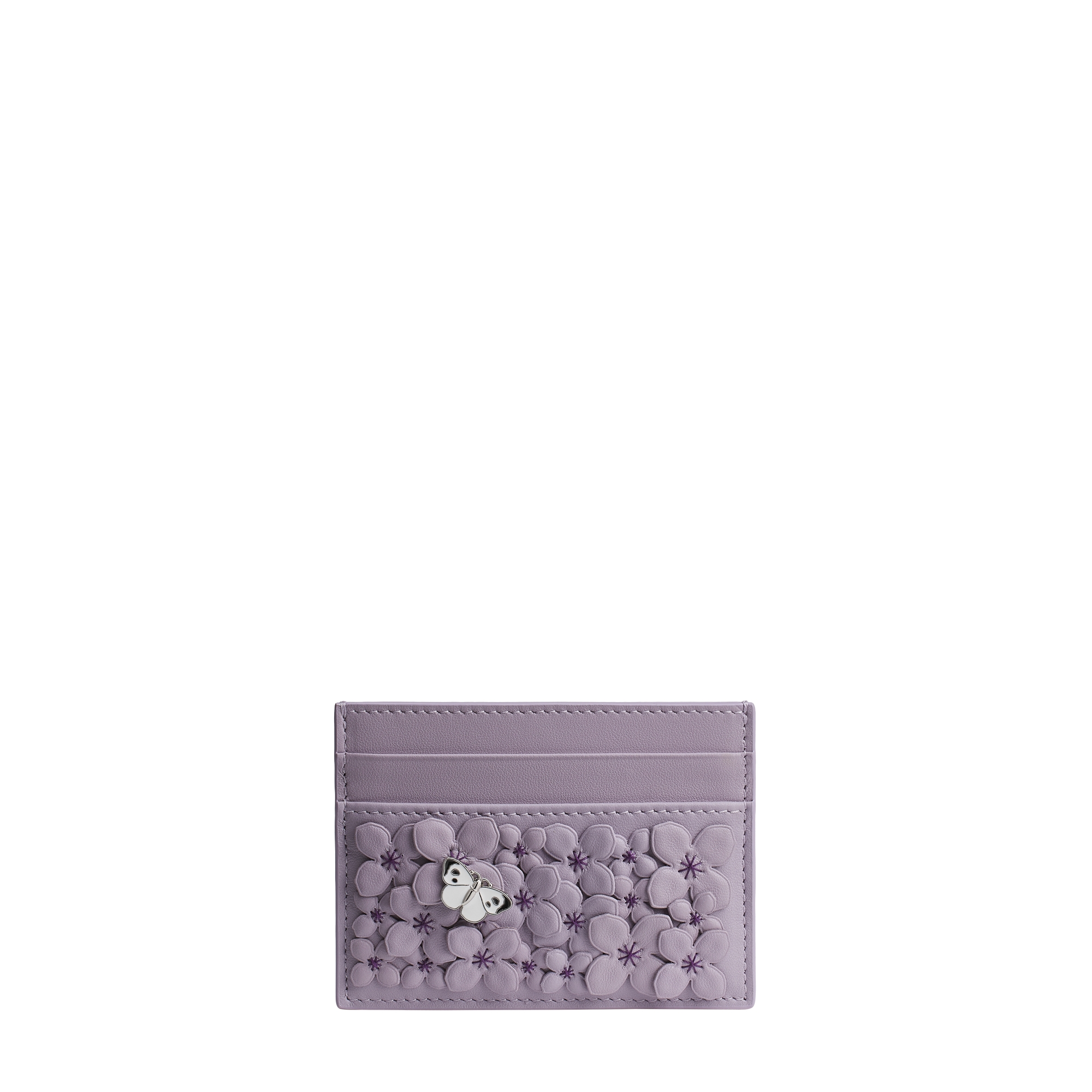 Dior Jardin Freesia Card Holder Lilas Dior Hortensia Allover
