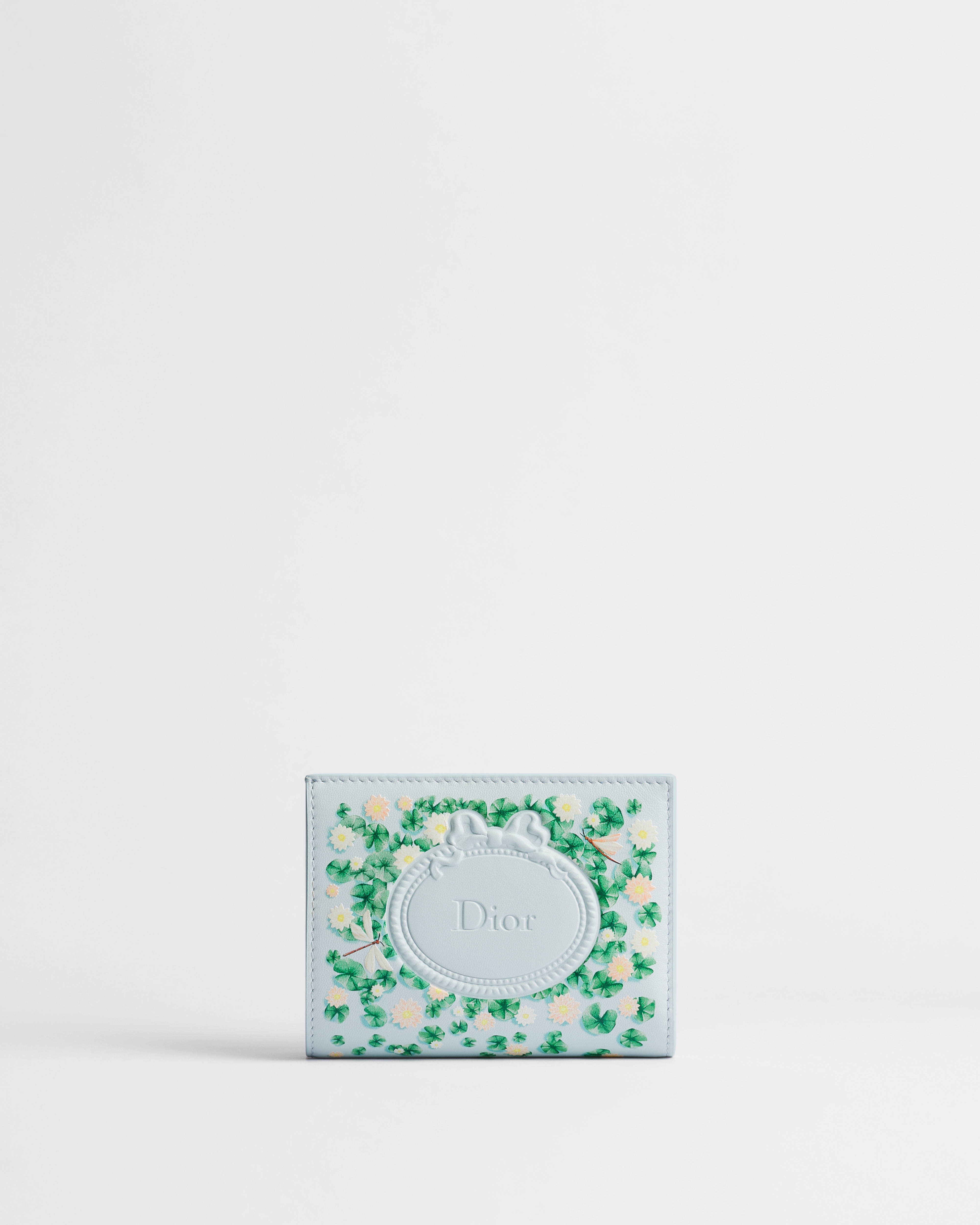 Dior Salon Begonia ウォレット マルチカラー Dior Water Lily プリント カーフスキン、Dior Médaillon デボス E01