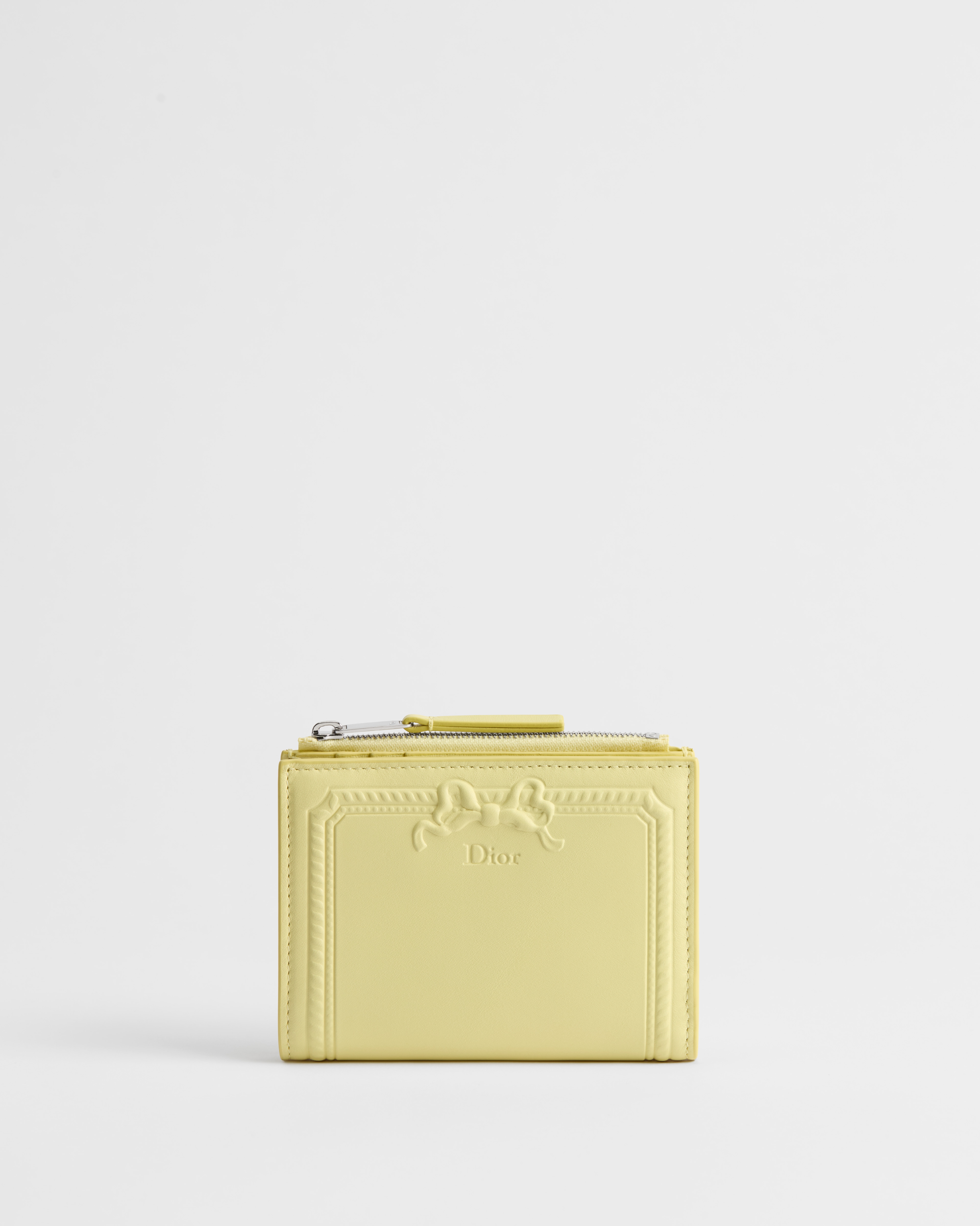 Dior Salon Dahlia ウォレット Dior Moulures カーフスキン E01