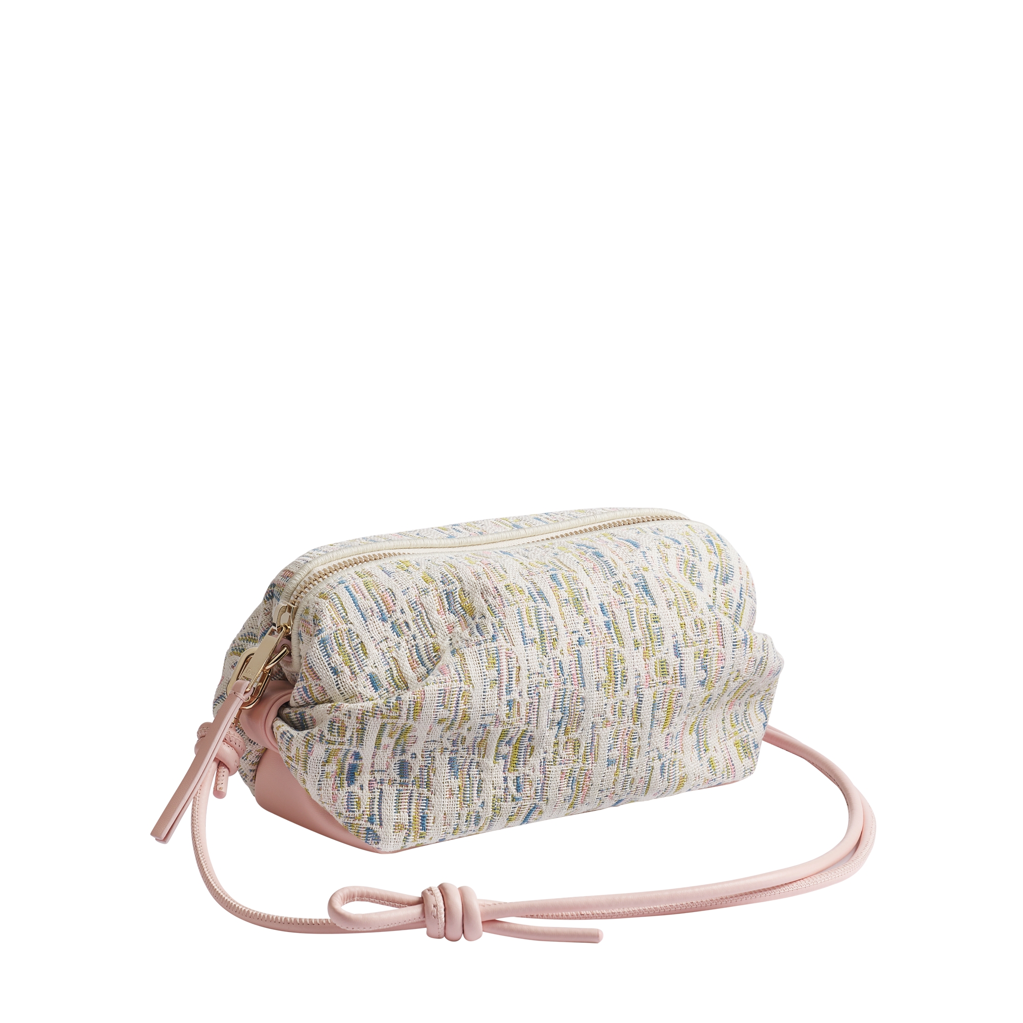 Dior Bow Pouch Multicolor Dior Oblique Pastel Jacquard E03