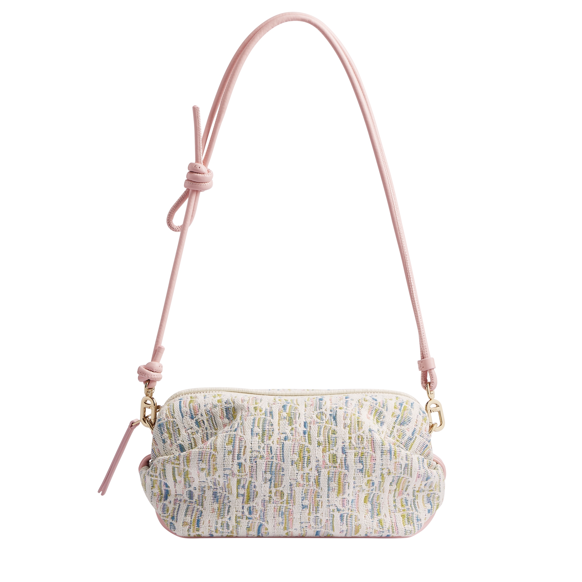 Dior Bow Pouch Multicolor Dior Oblique Pastel Jacquard E07