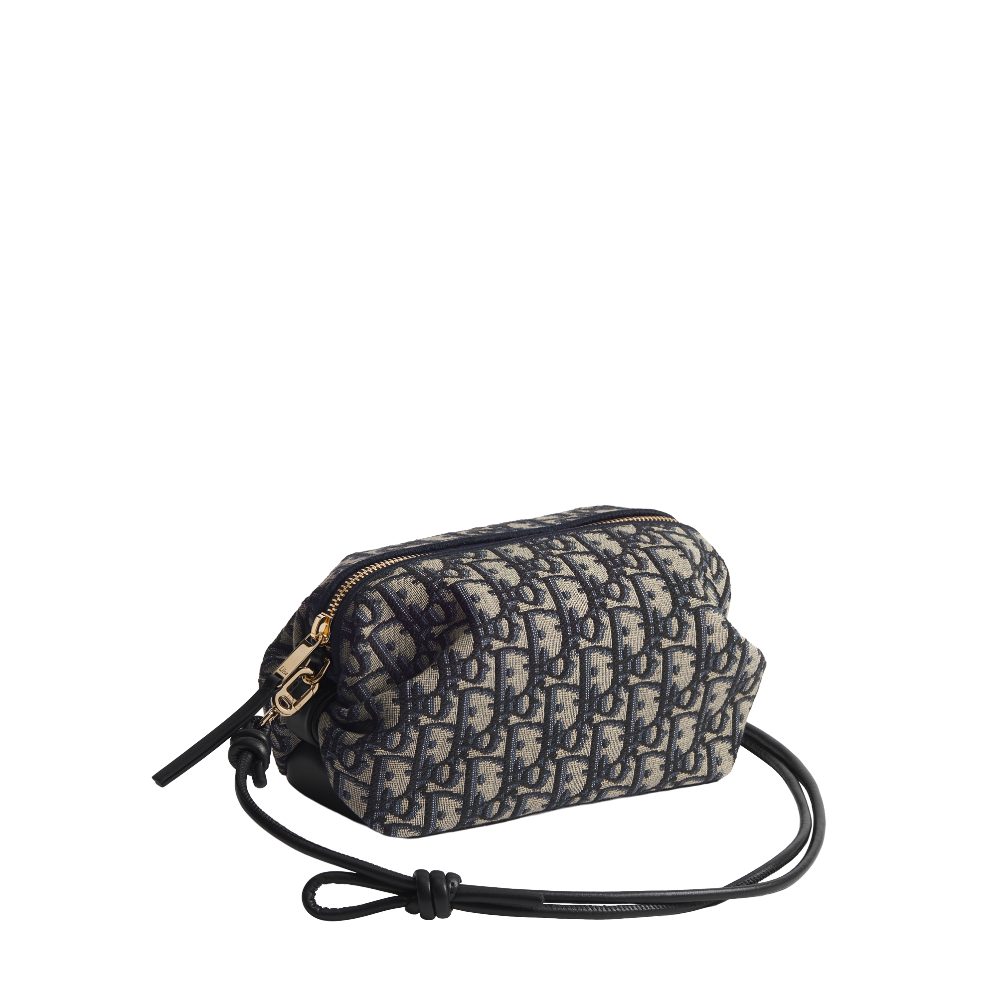Dior Bow Pouch Blue Dior Oblique Jacquard E03