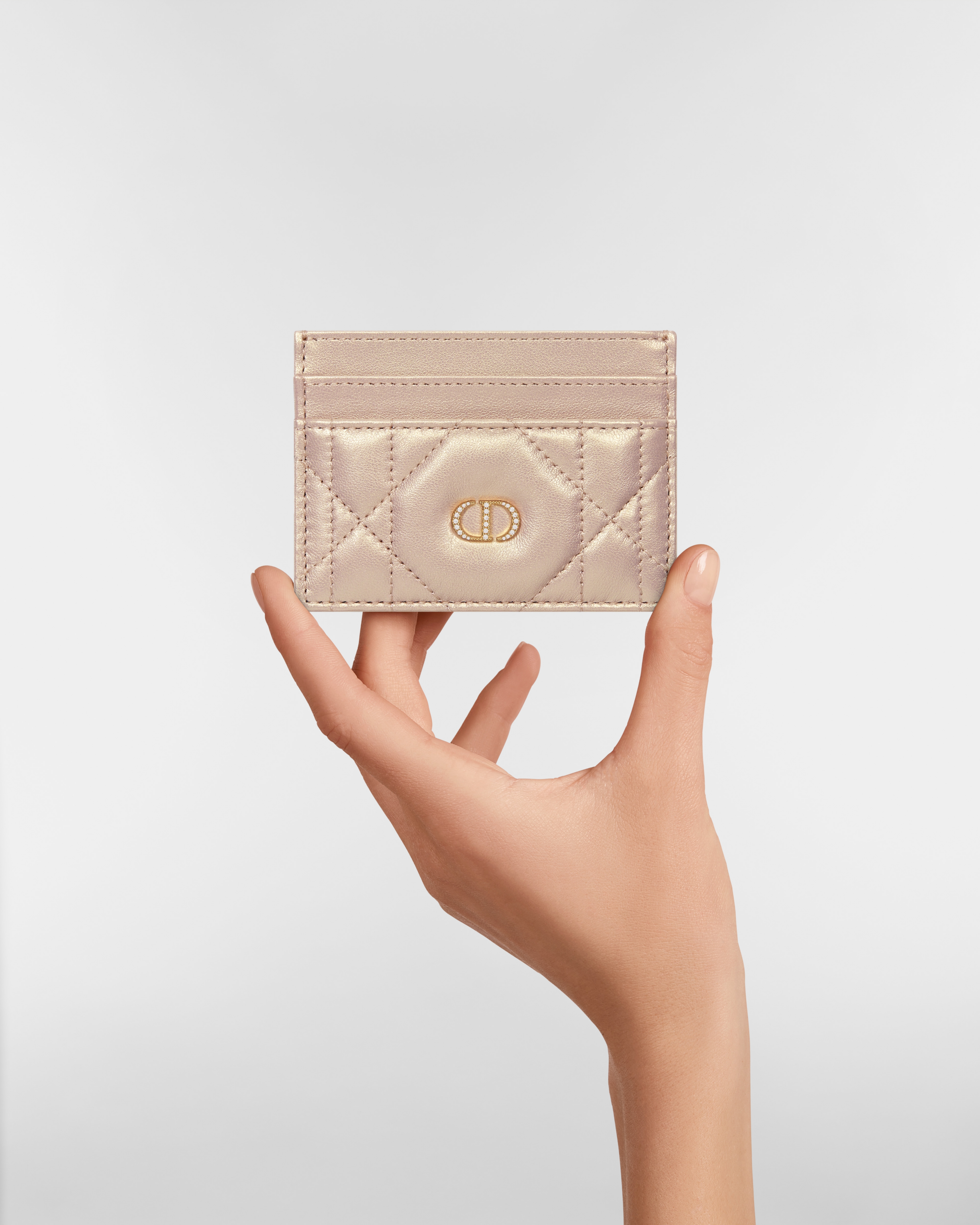 Dior Caro Freesia Card Holder