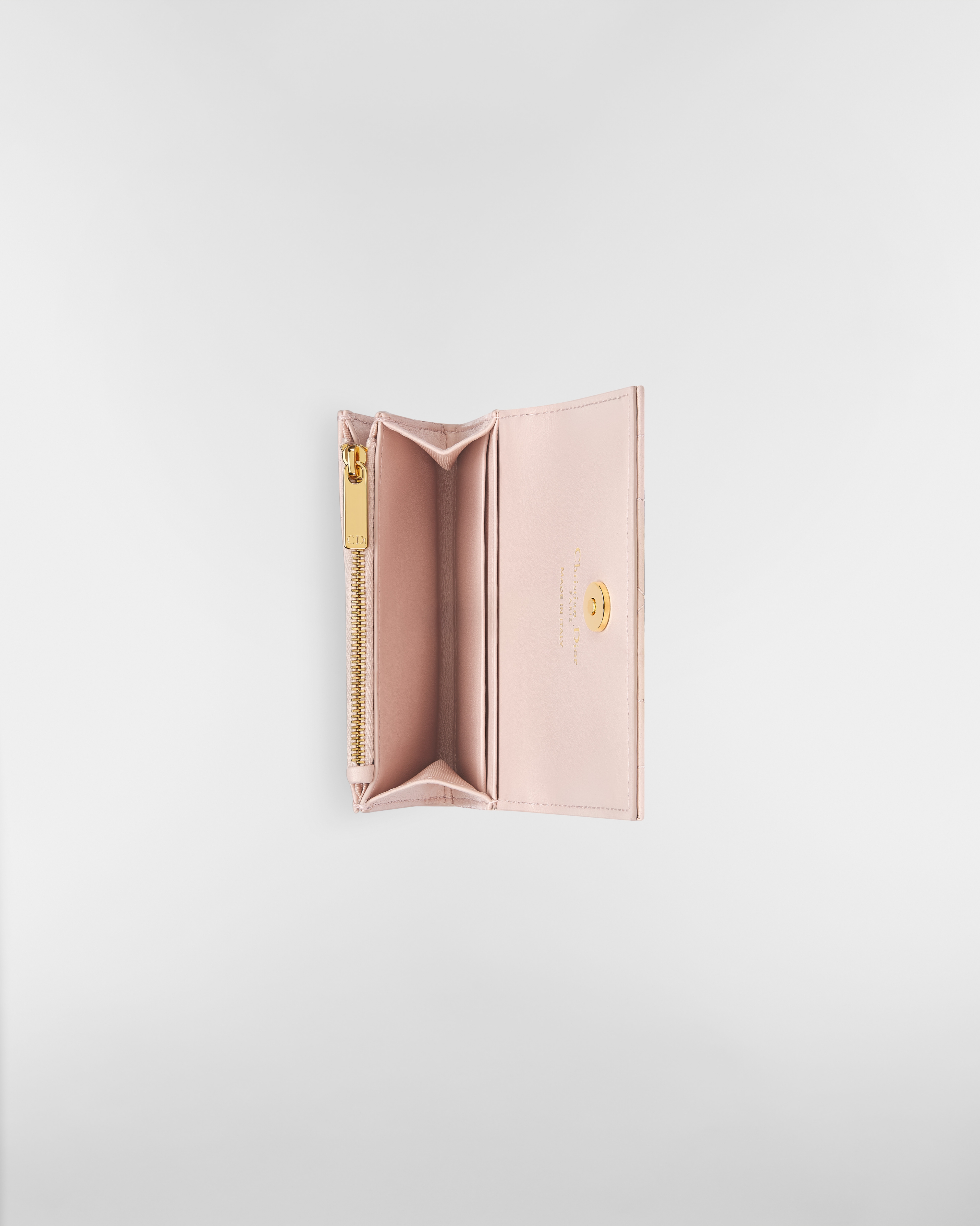 Dior Caro Glycine Wallet with Crystals