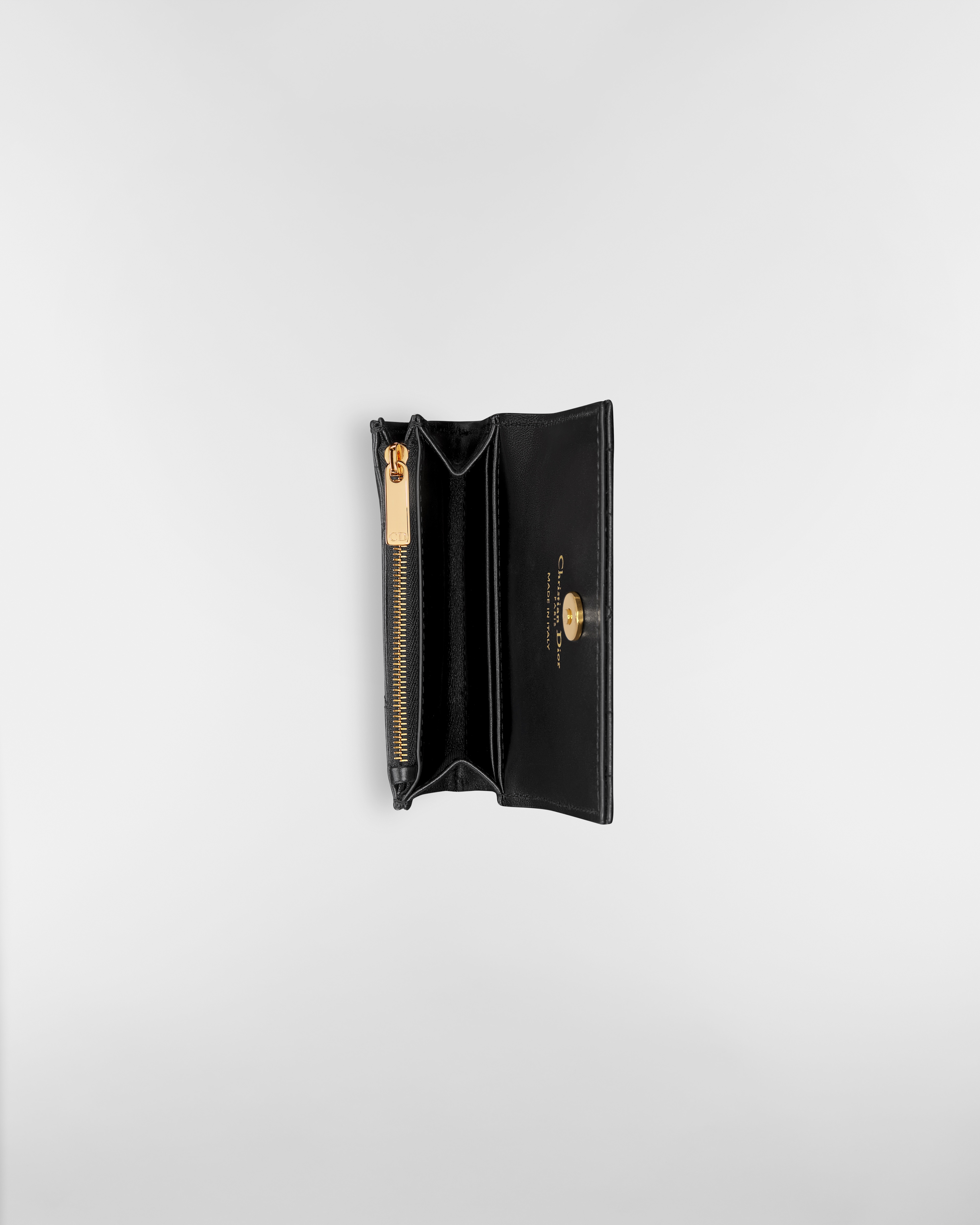 Dior Caro Glycine Wallet with Crystals