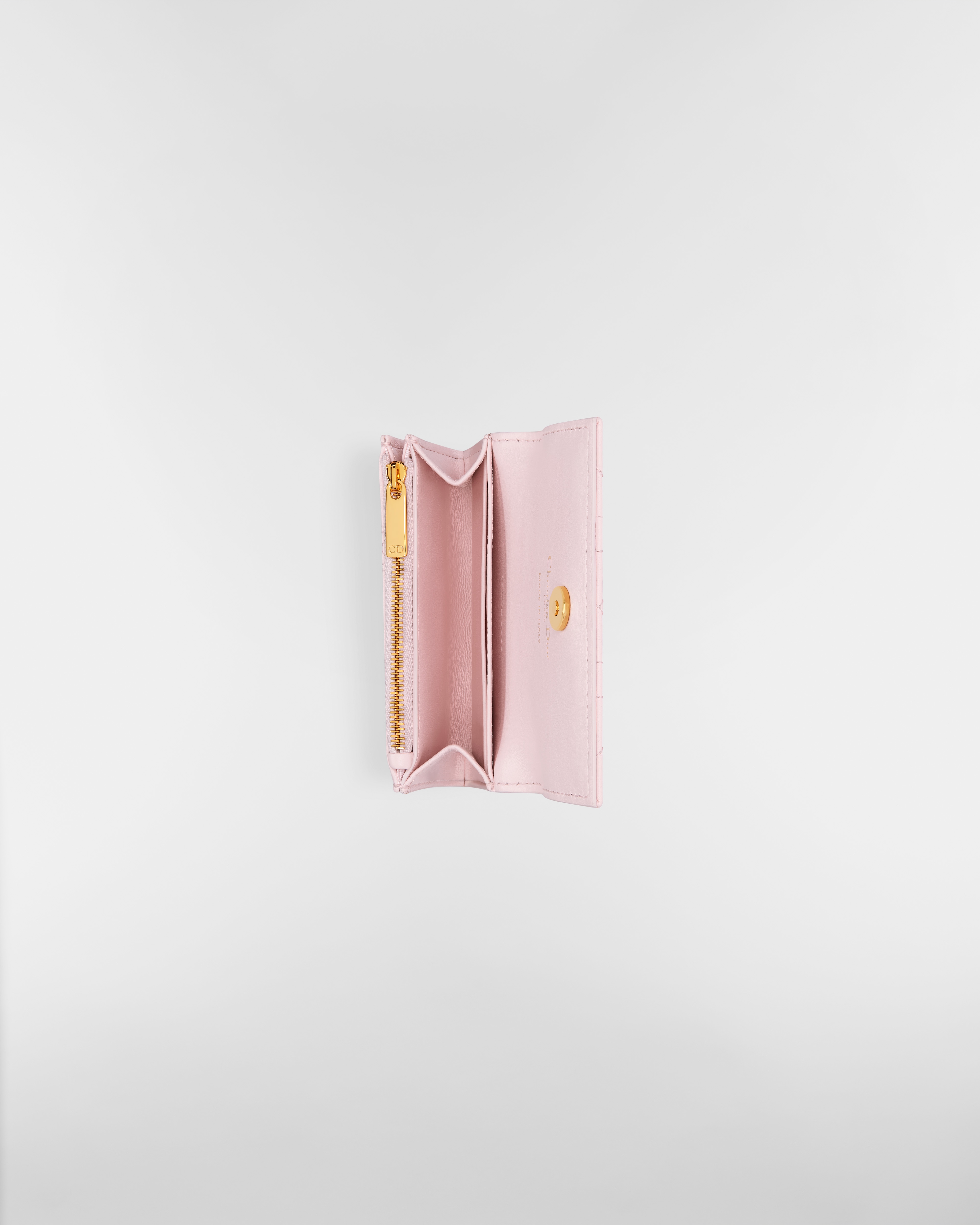 Dior Caro Glycine ウォレット ハート カナージュ ラムスキン E06