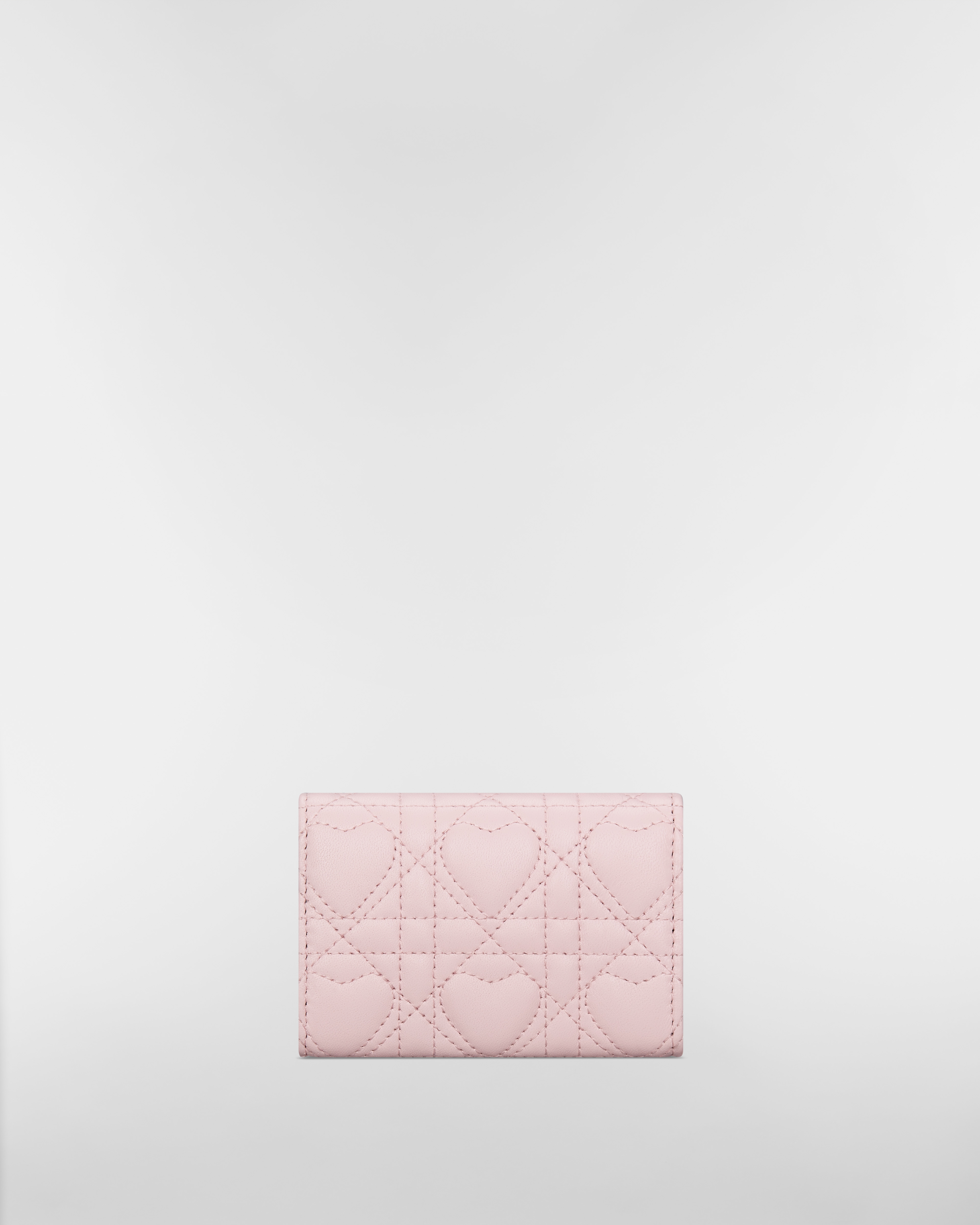 Dior Caro Glycine ウォレット ハート カナージュ ラムスキン E08