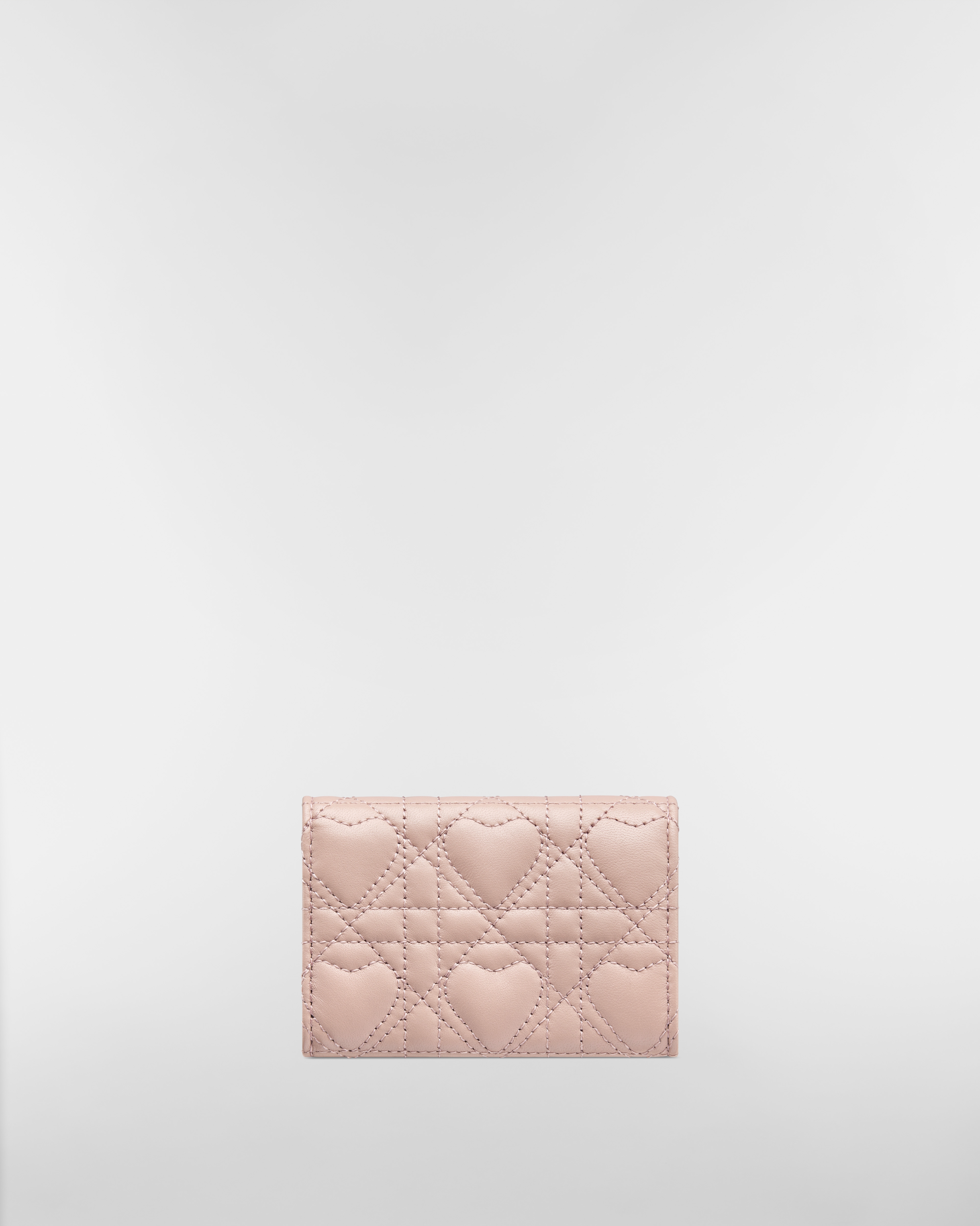 Dior Caro Glycine ウォレット ハート カナージュ ラムスキン E08