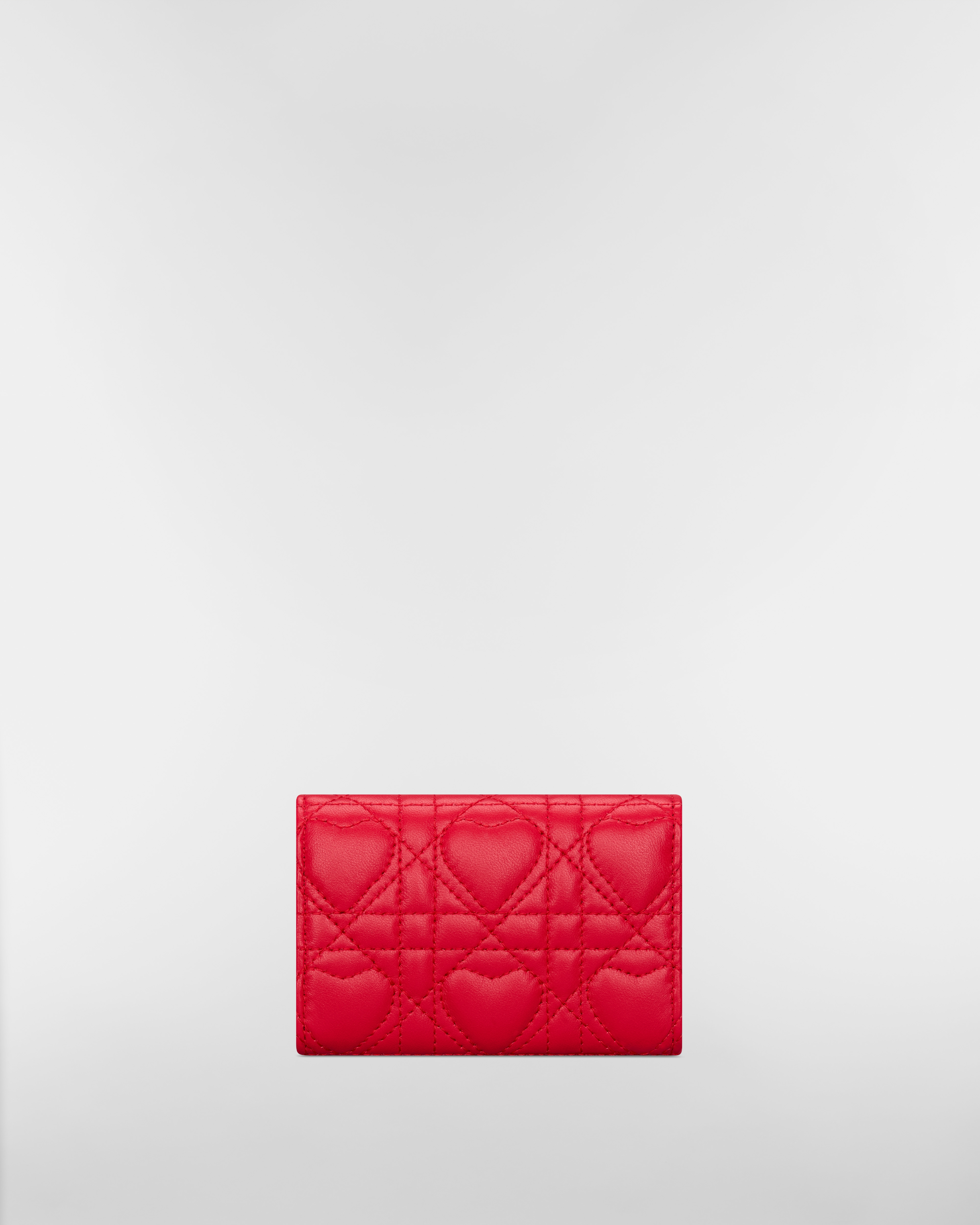 Dior Caro Glycine ウォレット ハート カナージュ ラムスキン E08