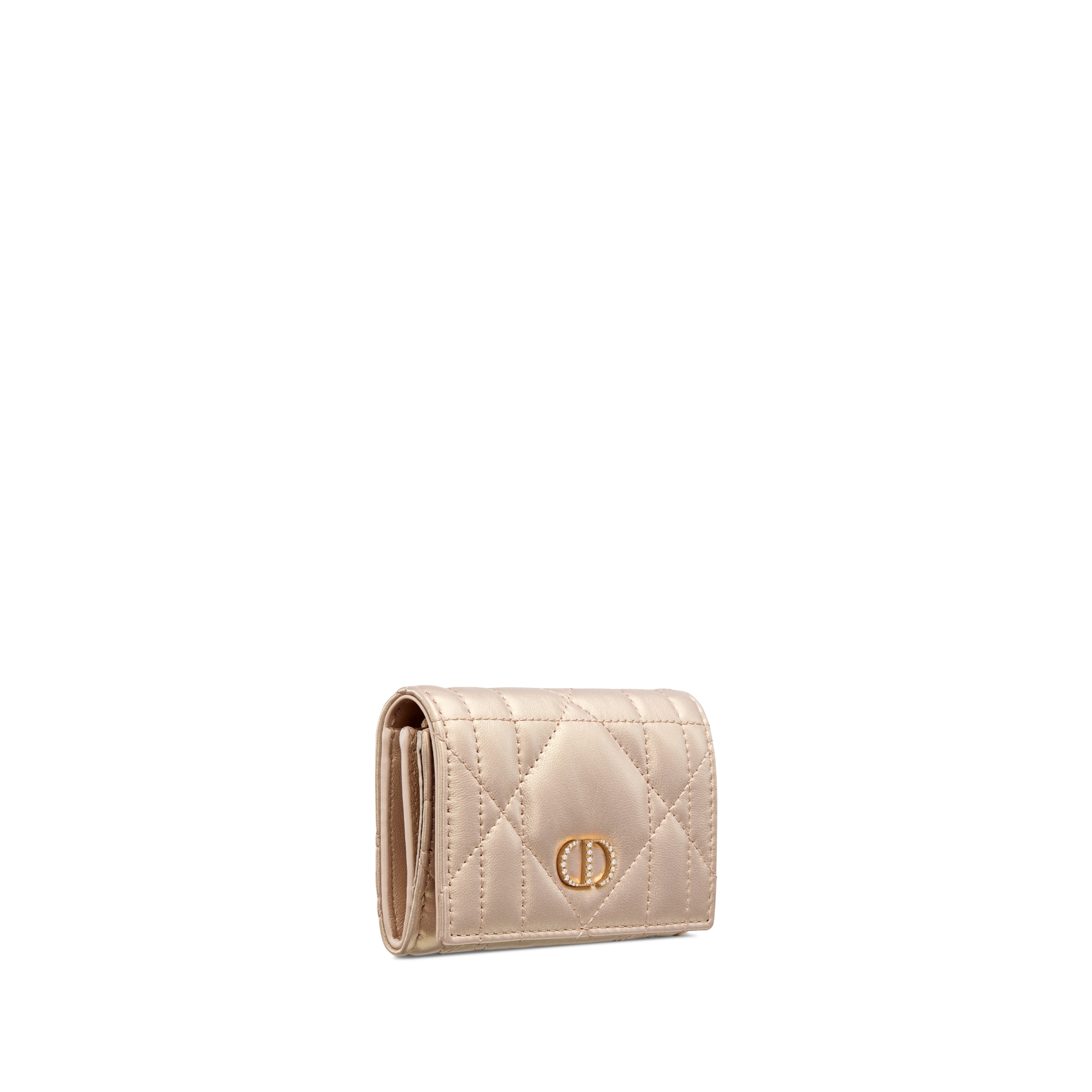 Dior Caro Glycine ウォレット マクロカナージュ ラムスキン E03