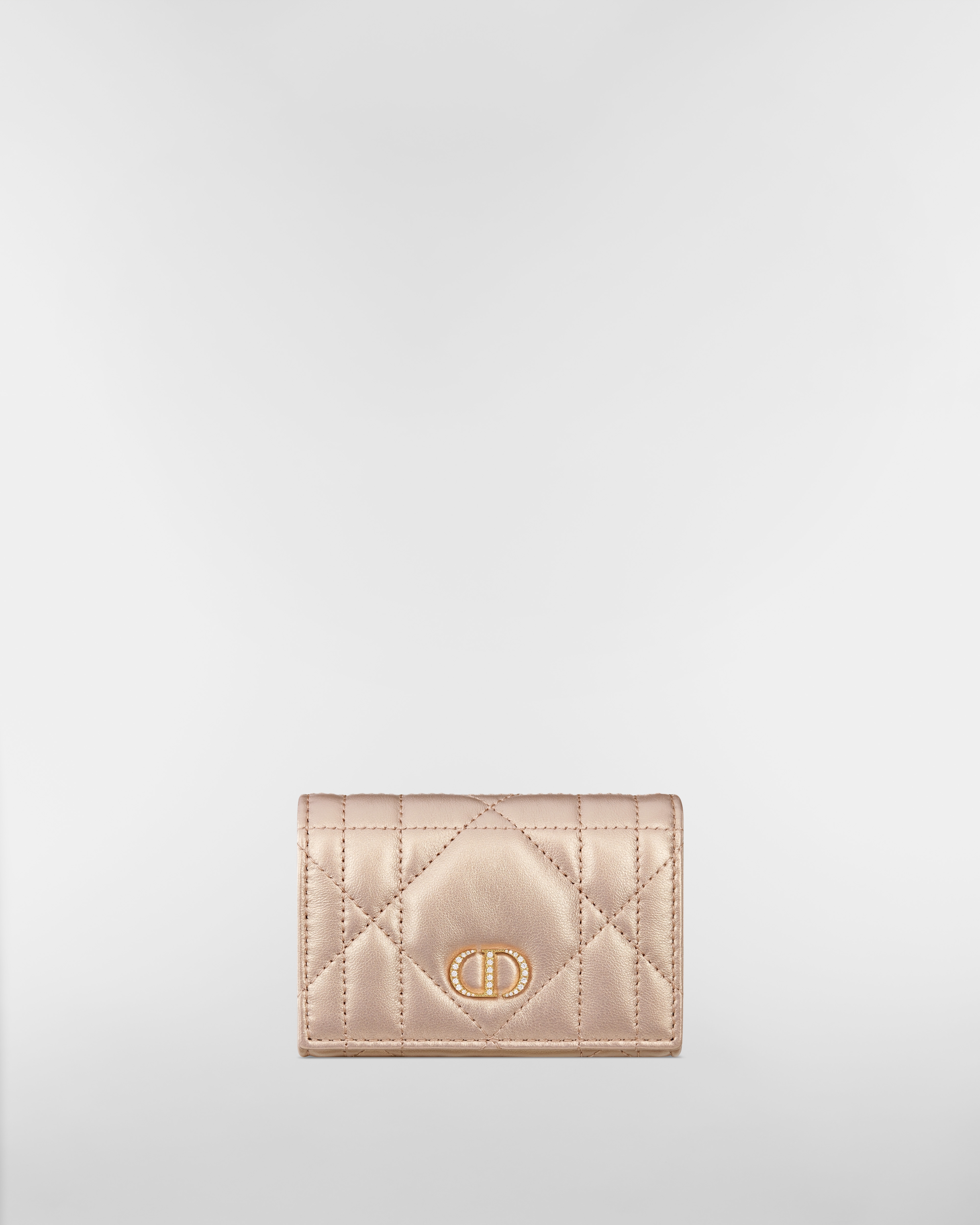 Dior Caro Glycine ウォレット マクロカナージュ ラムスキン E01