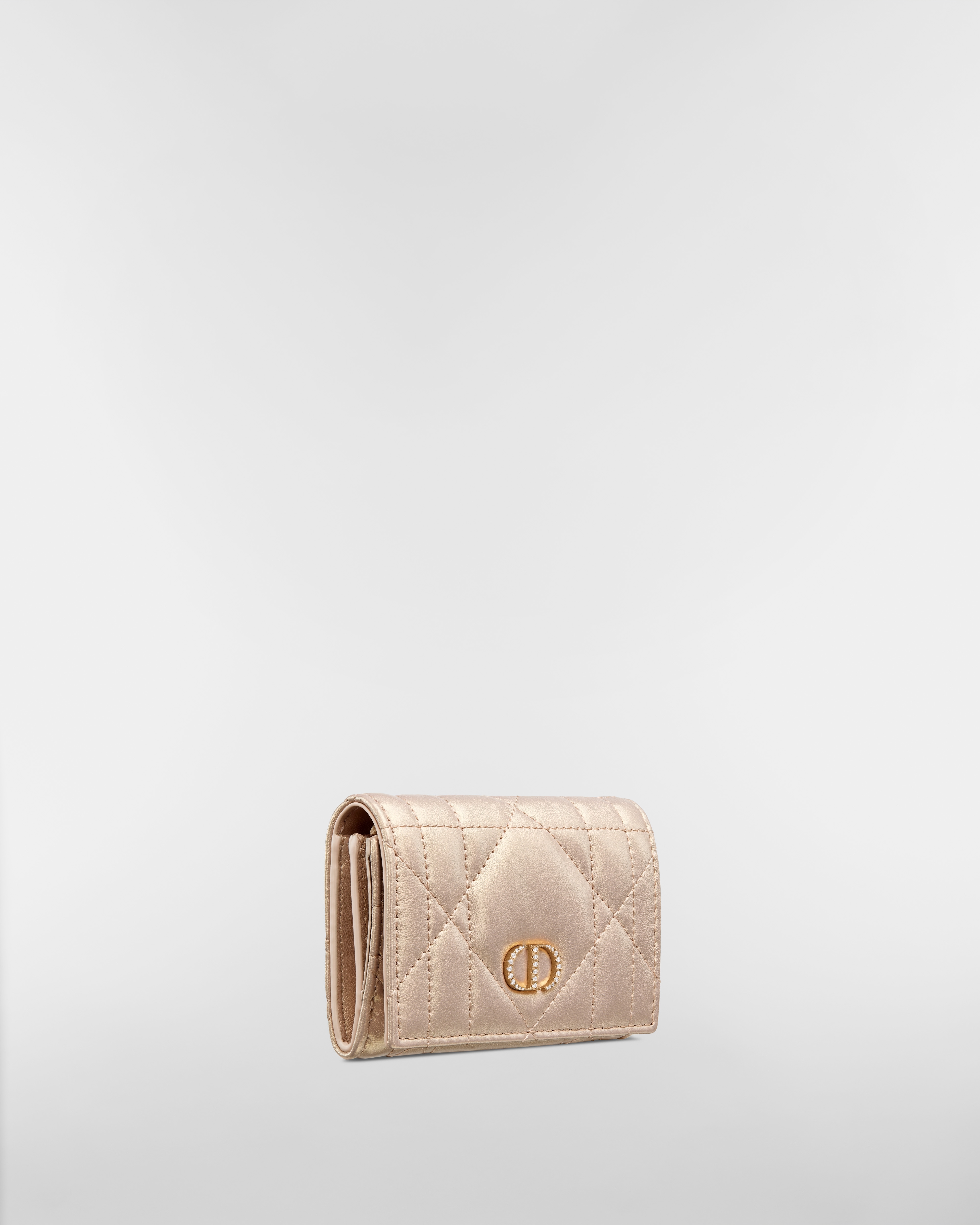 Dior Caro Glycine ウォレット マクロカナージュ ラムスキン E03