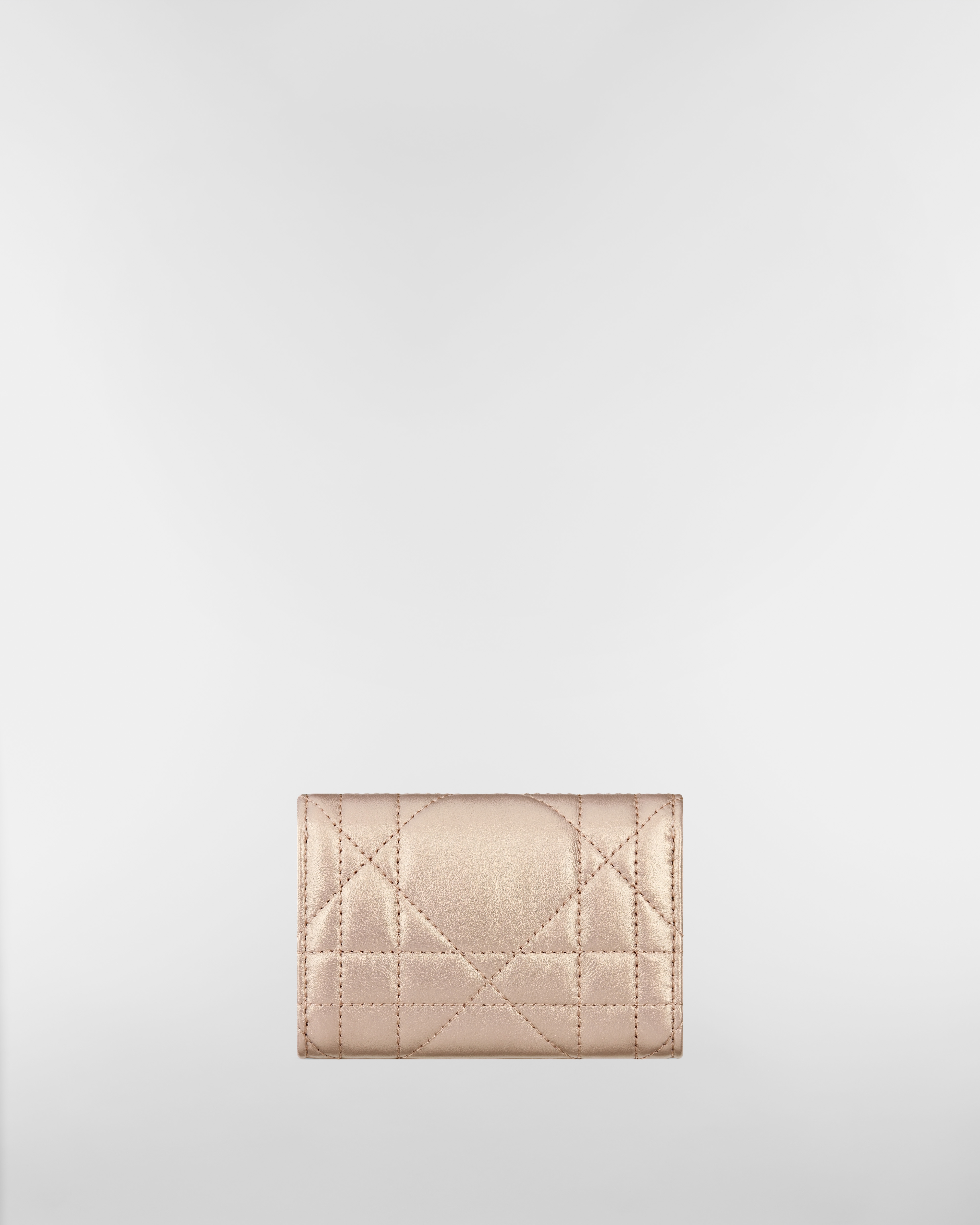 Dior Caro Glycine ウォレット マクロカナージュ ラムスキン E08