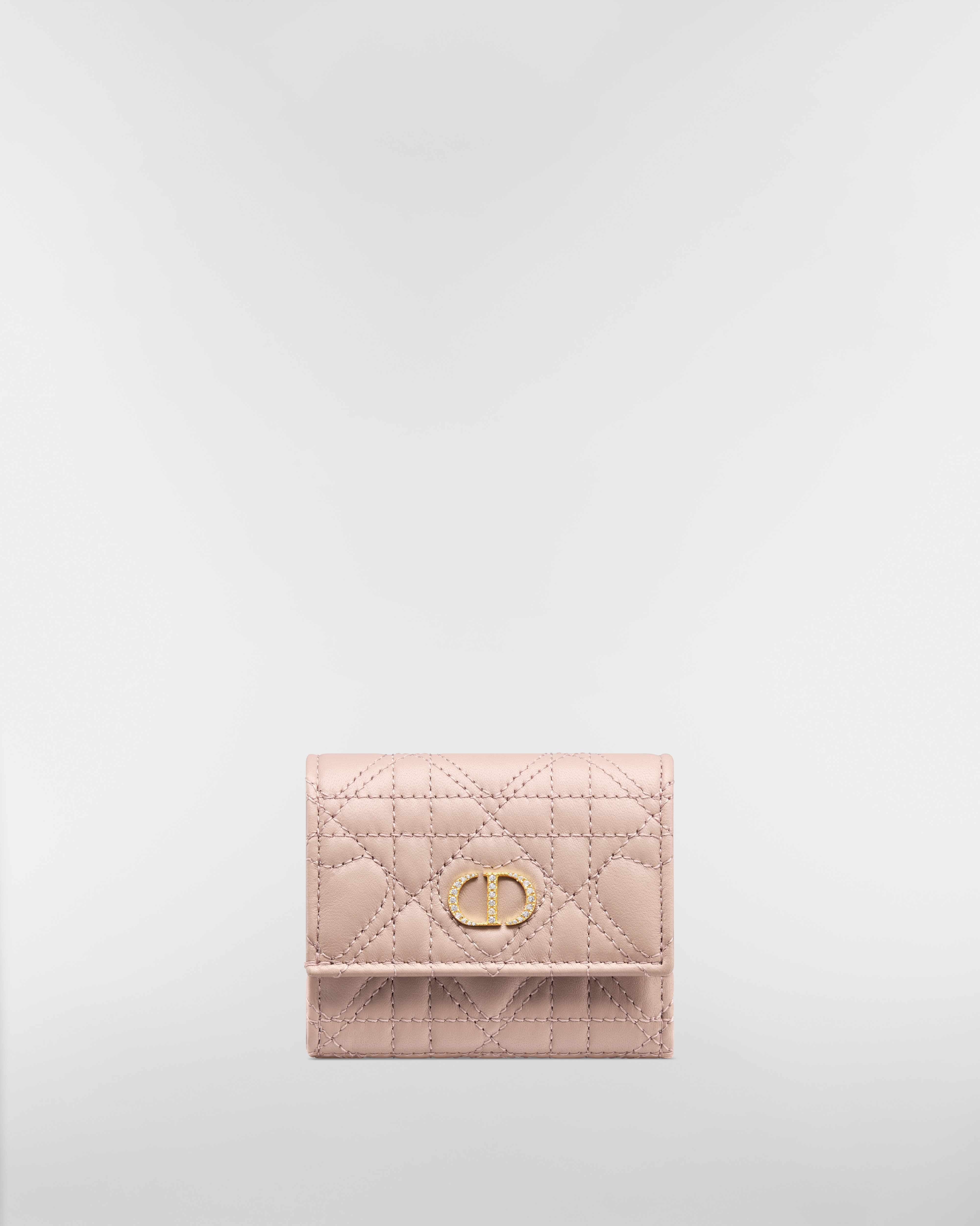 【日本限定】Dior Caro Hibiscus Lジップウォレット ハート カナージュ ラムスキン E01