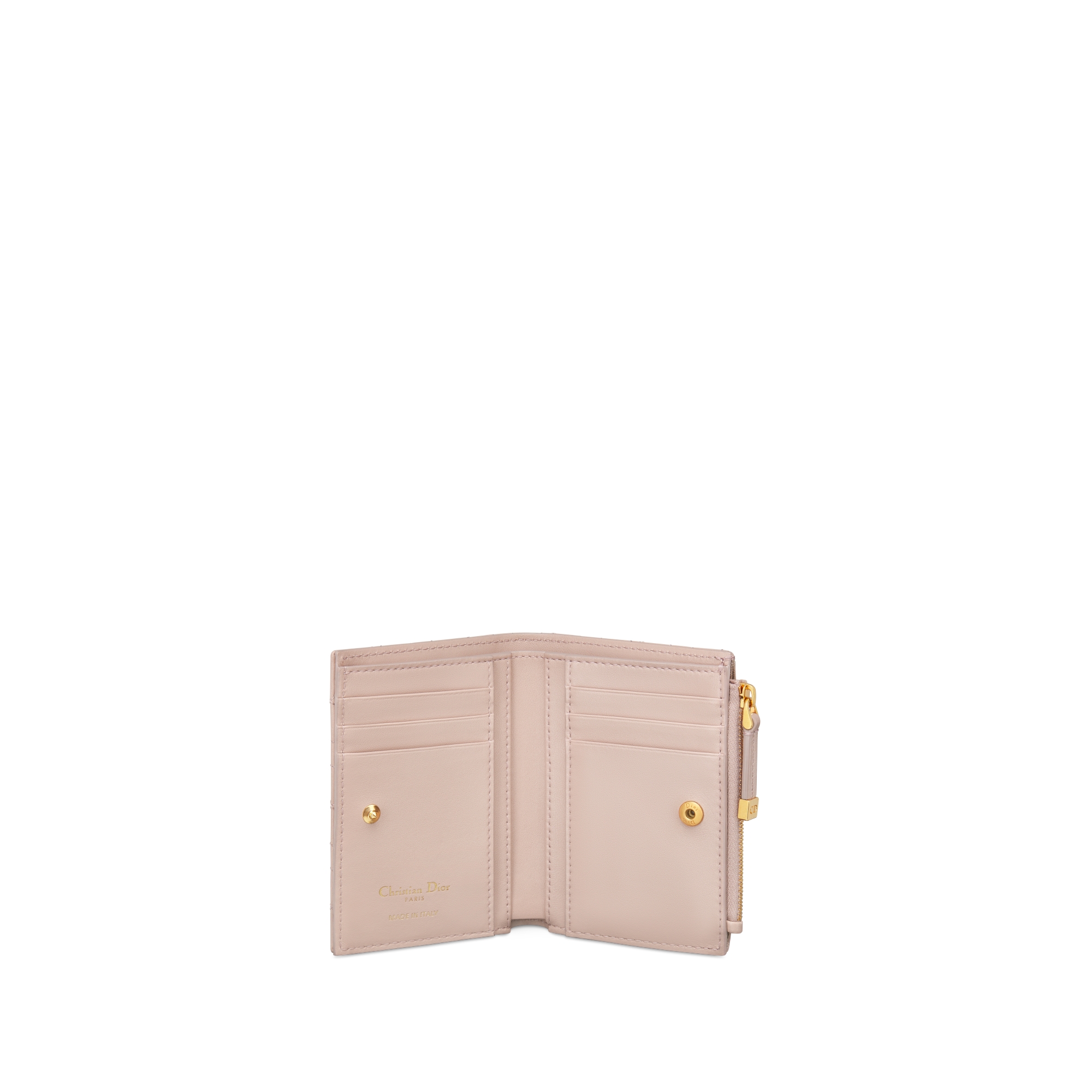 【日本限定】Dior Caro Dahlia ウォレット ハート カナージュ ラムスキン E07