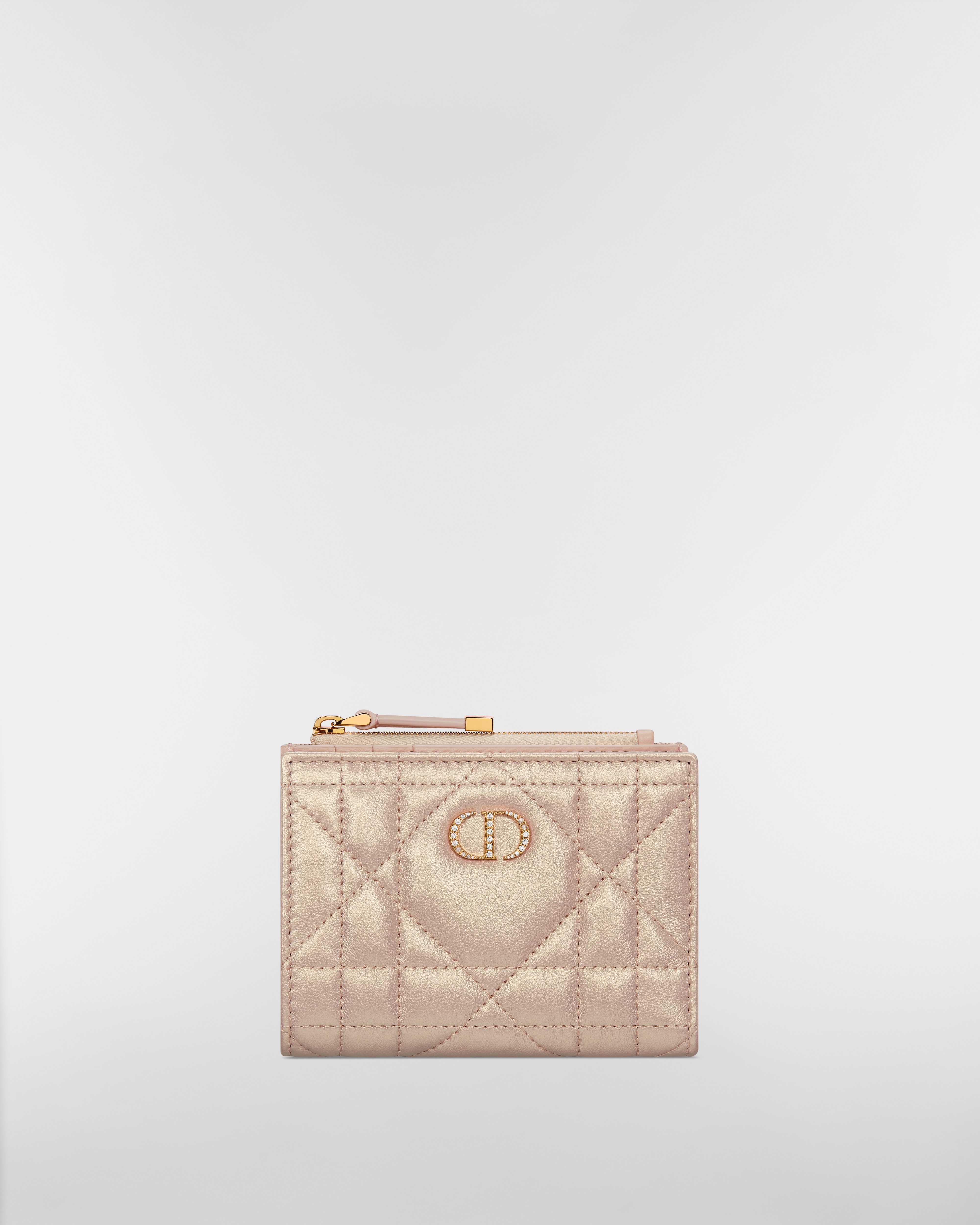 Dior Caro Dahlia ウォレット マクロカナージュ ラムスキン E01