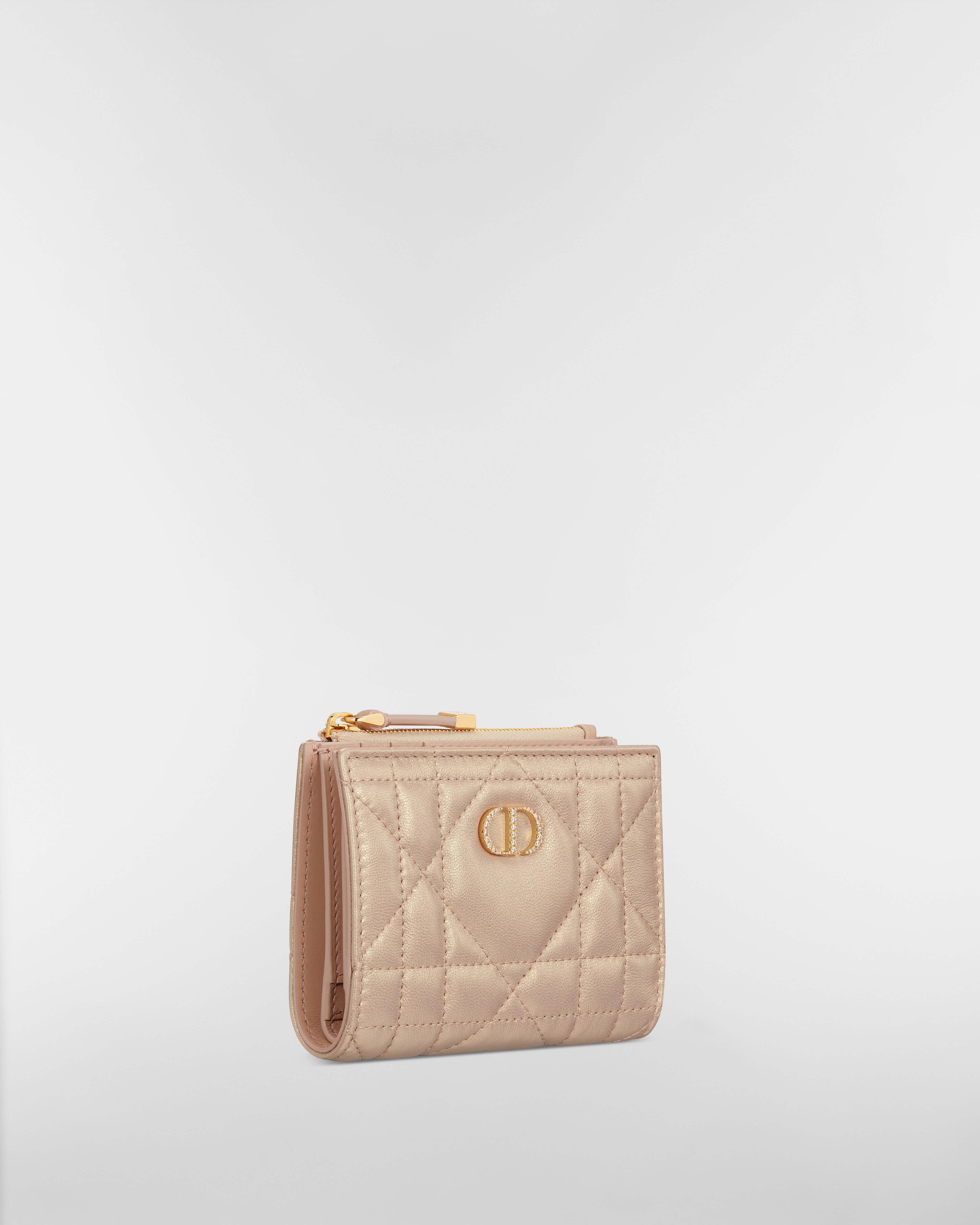 Dior Caro Dahlia ウォレット マクロカナージュ ラムスキン E03