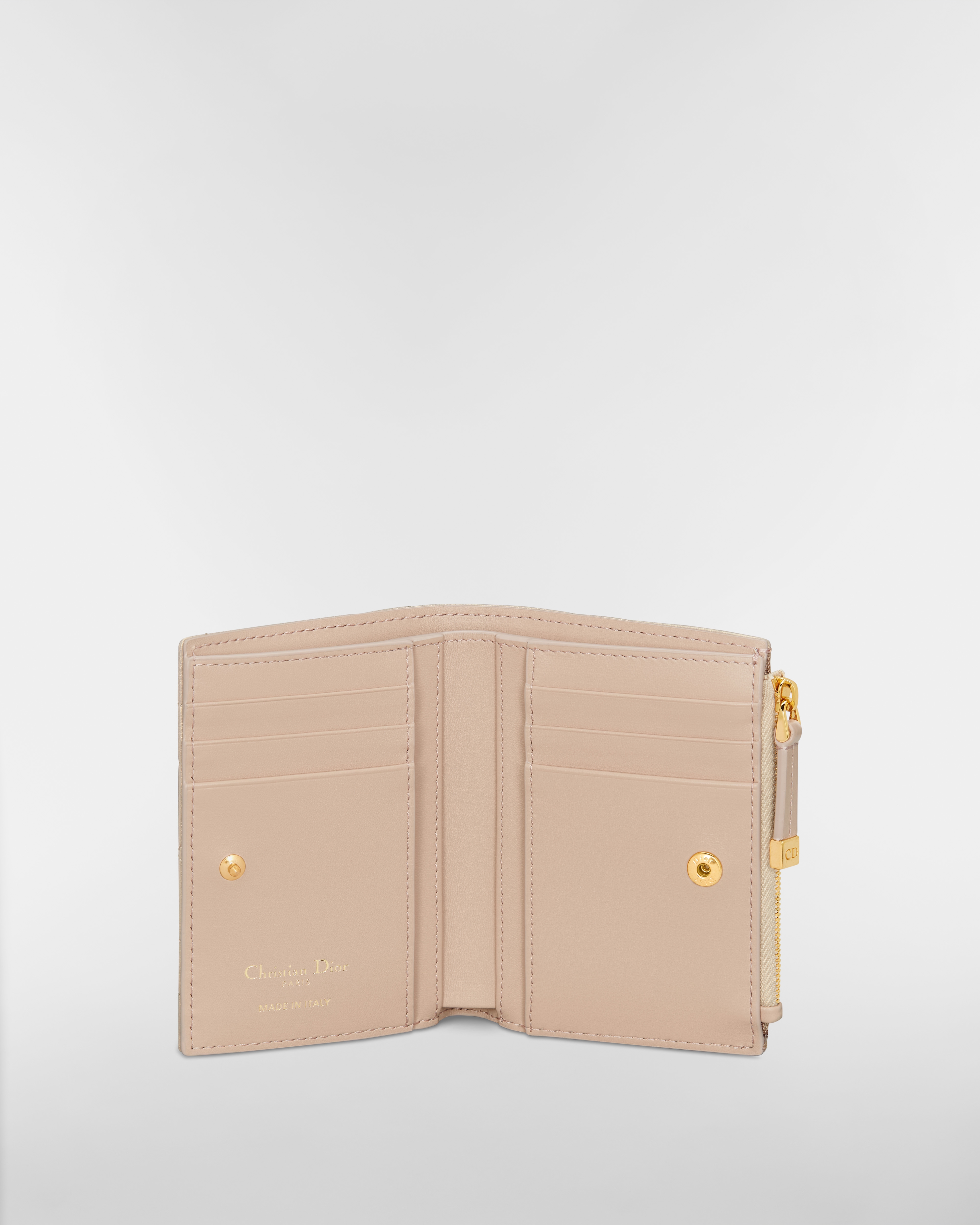 Dior Caro Dahlia ウォレット マクロカナージュ ラムスキン E07