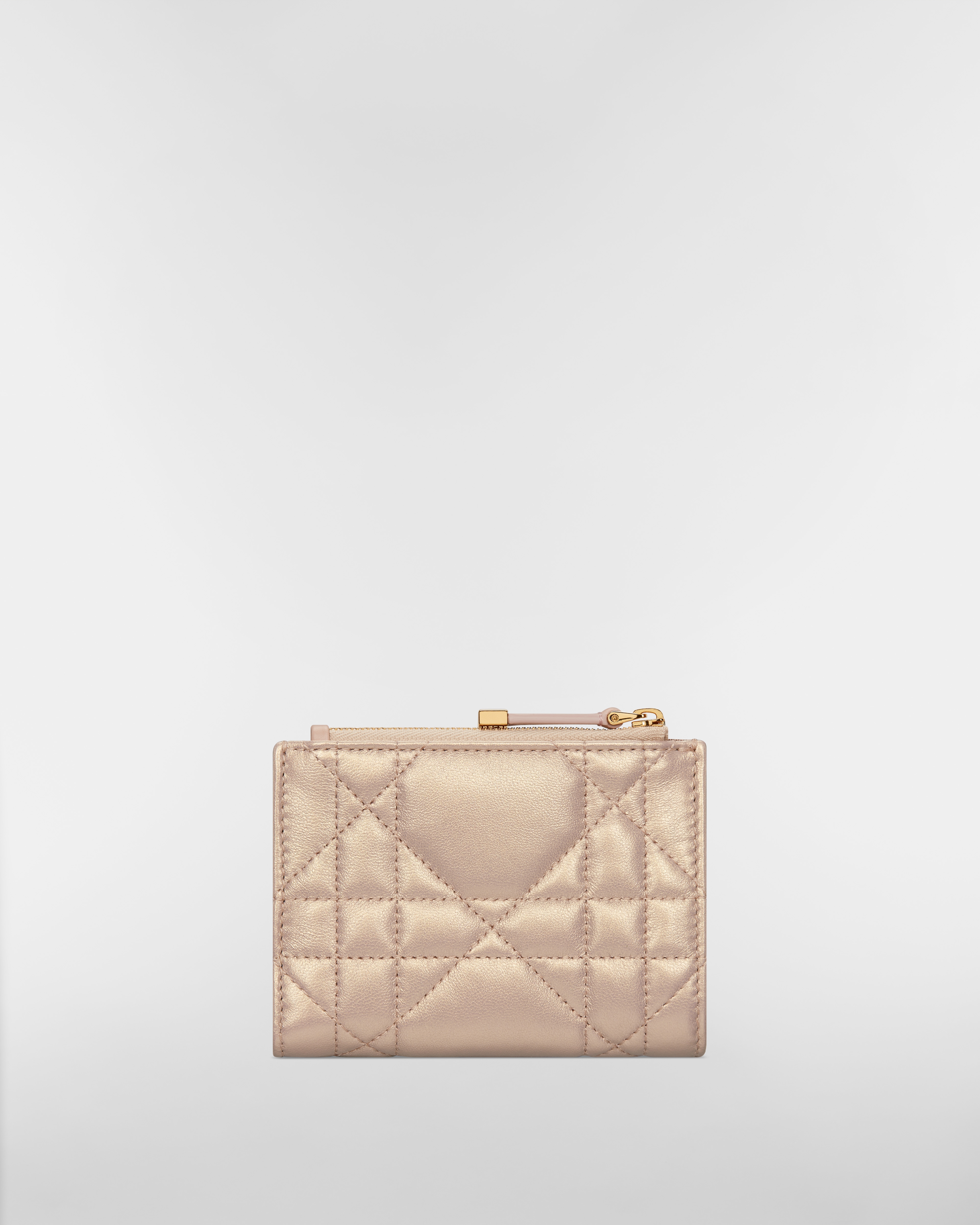 Dior Caro Dahlia ウォレット マクロカナージュ ラムスキン E08