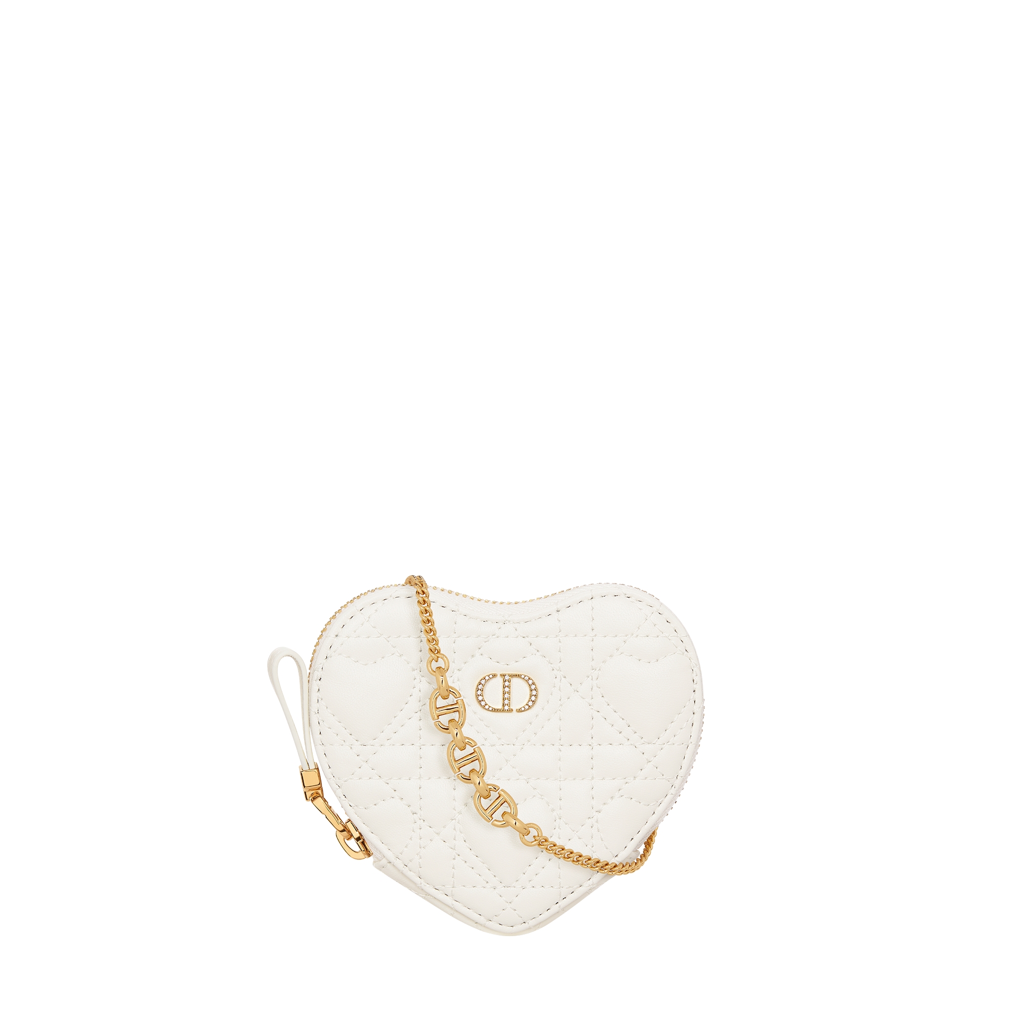  Latte Cannage Lambskin with Heart Motif