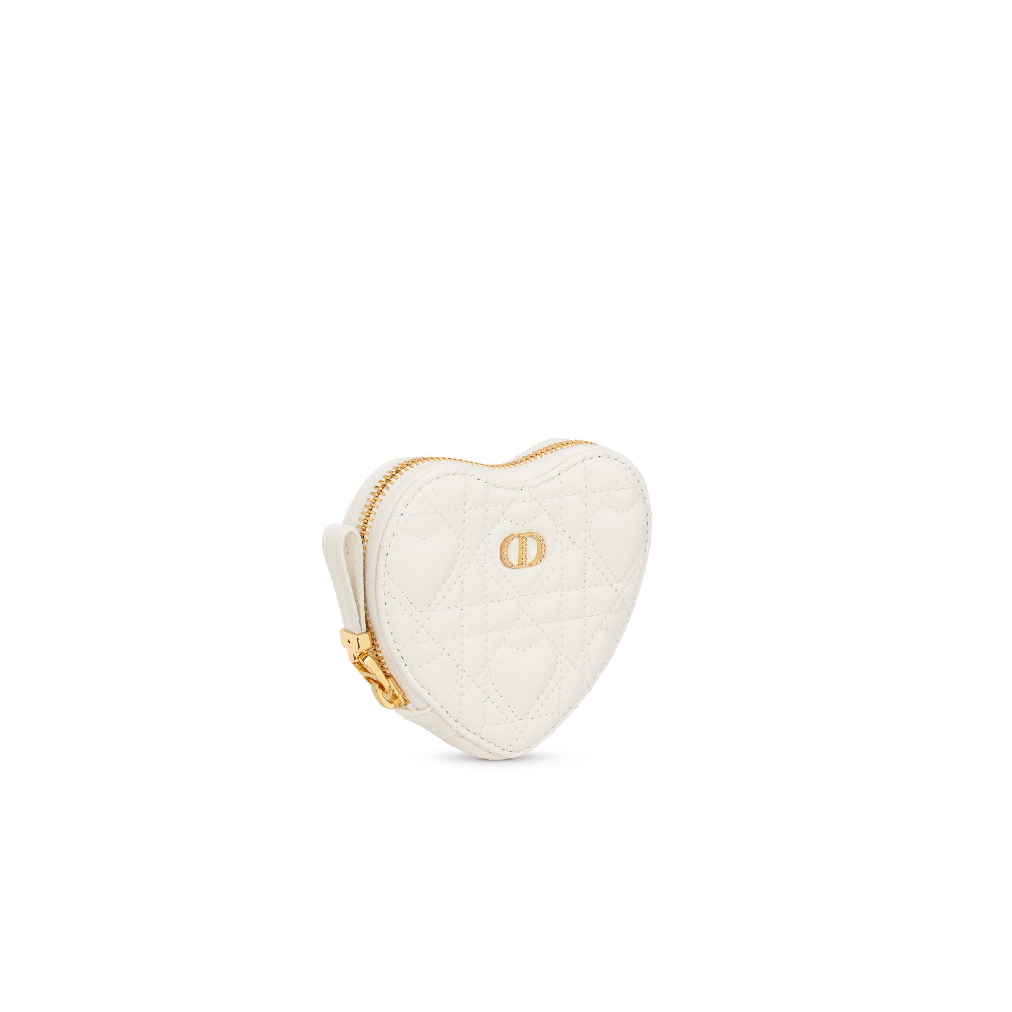 Dior Caro Heart Pouch with Chain