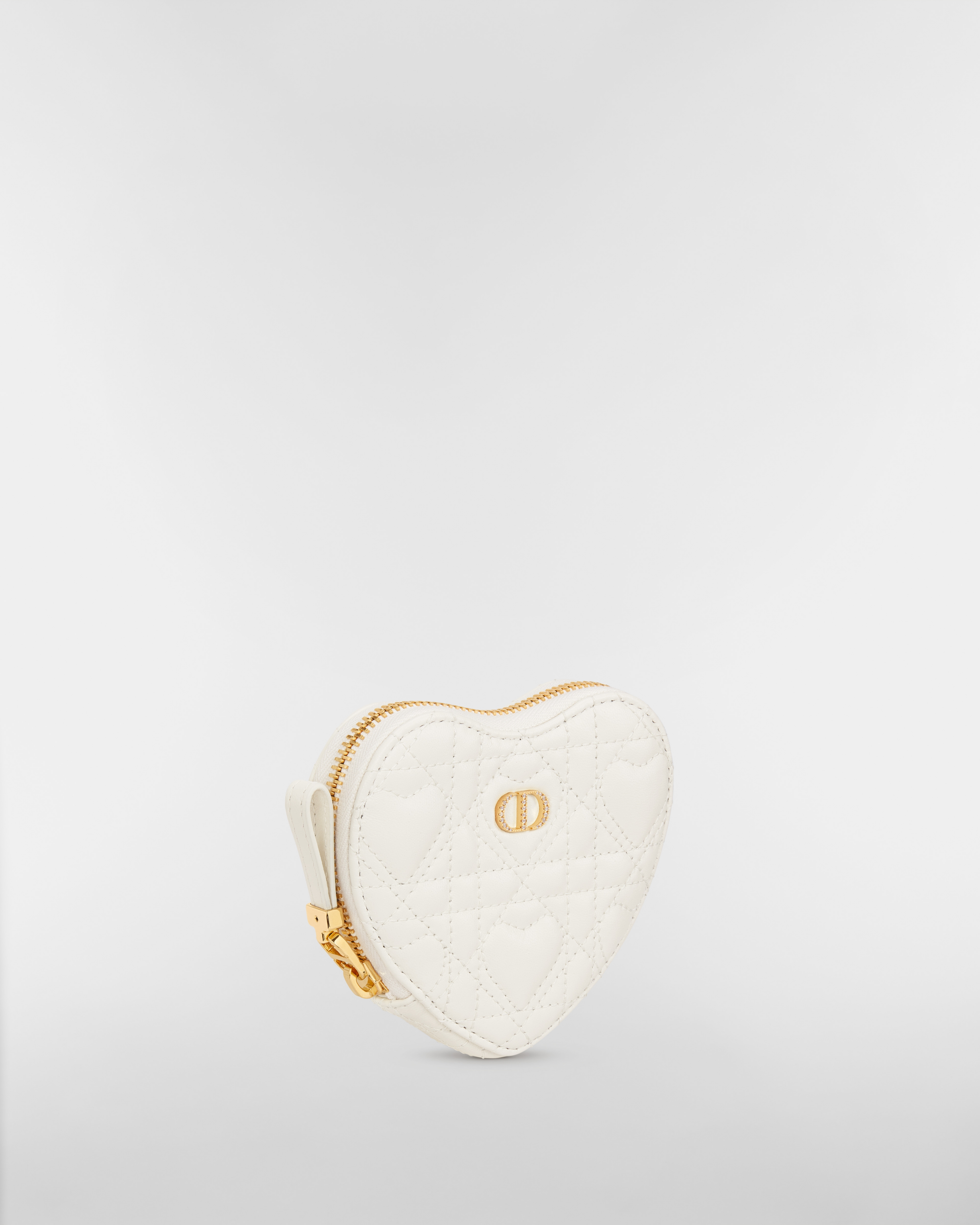 Dior Caro Heart Pouch with Chain