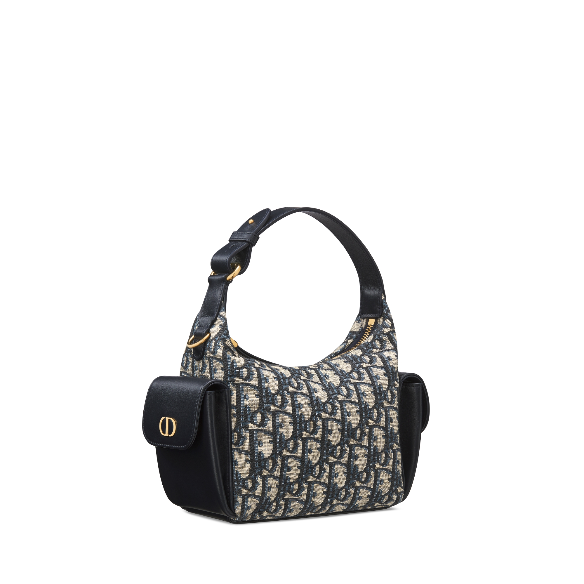 D-Dream 미니 백 블루 Dior Oblique 자카드 E03