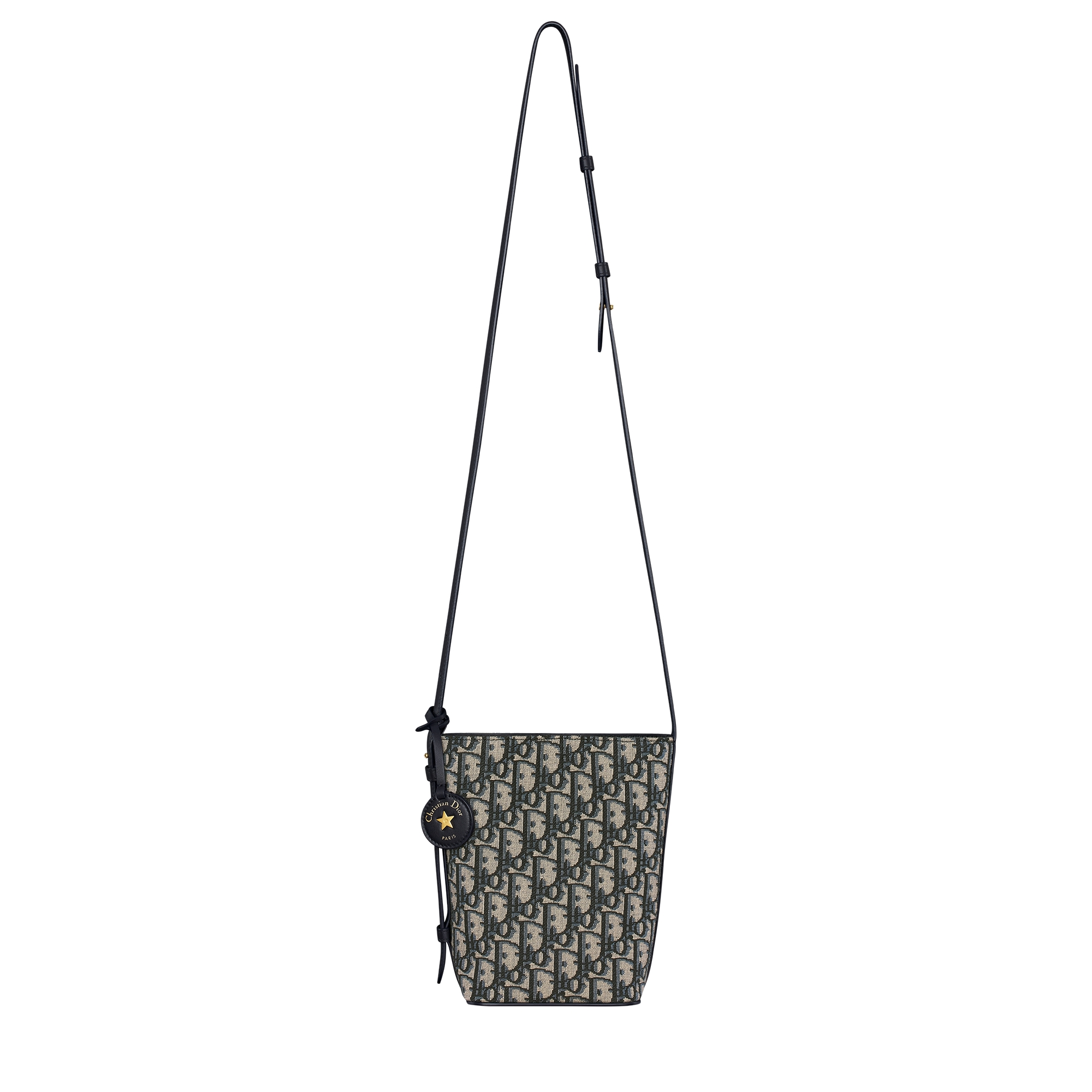 Diorstar Mini Bucket Bag Blue Dior Oblique Jacquard E07